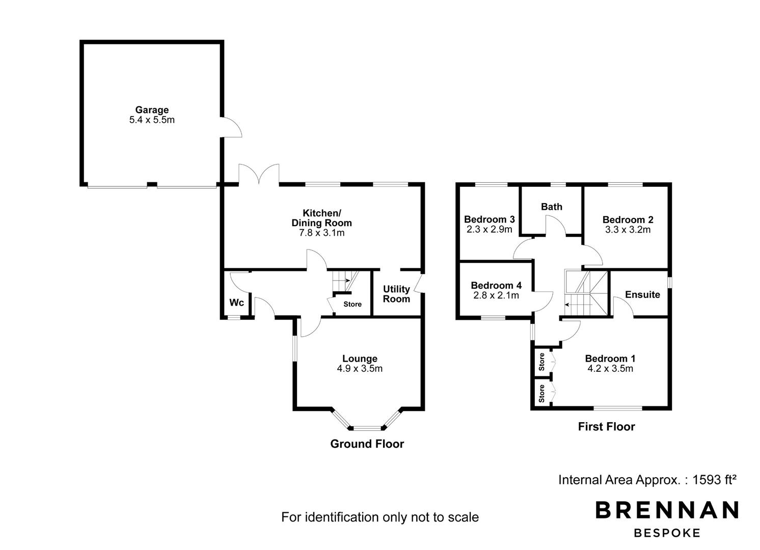 3, Langsett Close, Kettering floorplan
