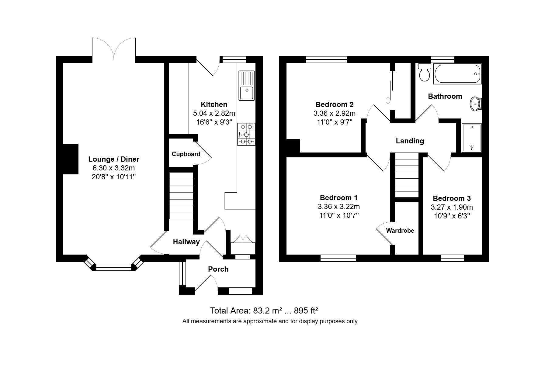 62, Copsey Grove, Portsmouth floorplan
