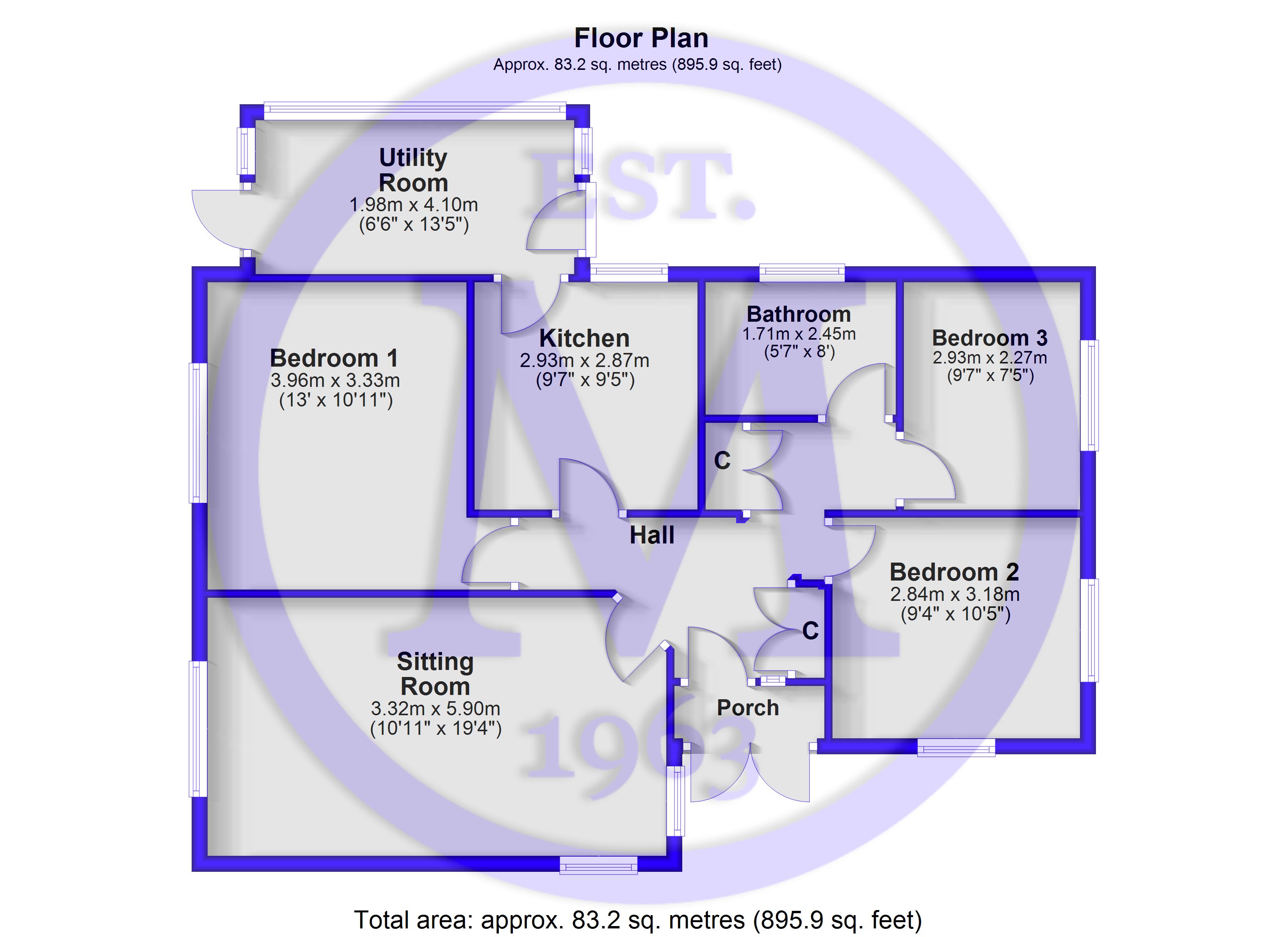 12, Ashmore Avenue, New Milton floorplan