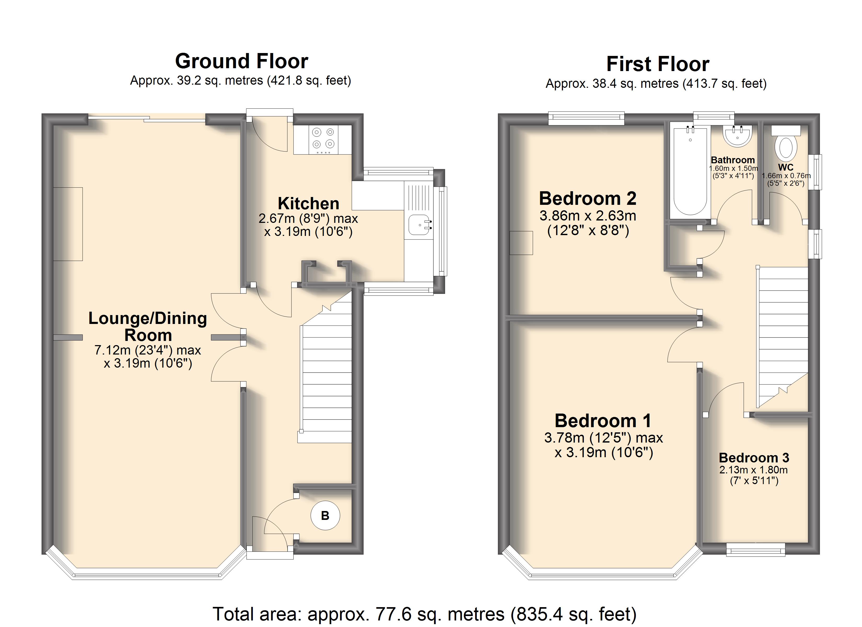 3 Bedrooms Semi-detached house for sale in Holmley Lane, Dronfield S18