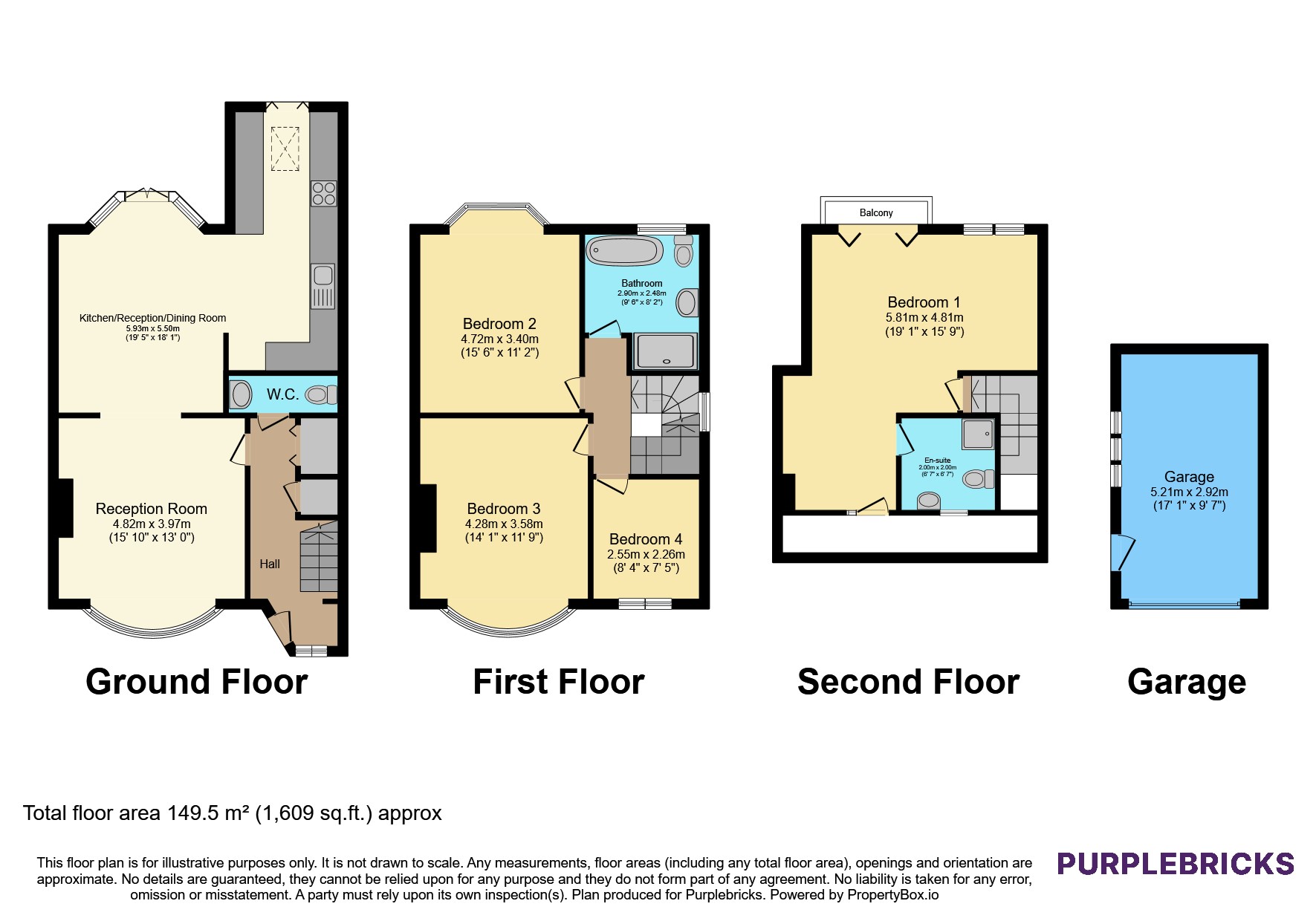 55, Cranford Avenue, London floorplan