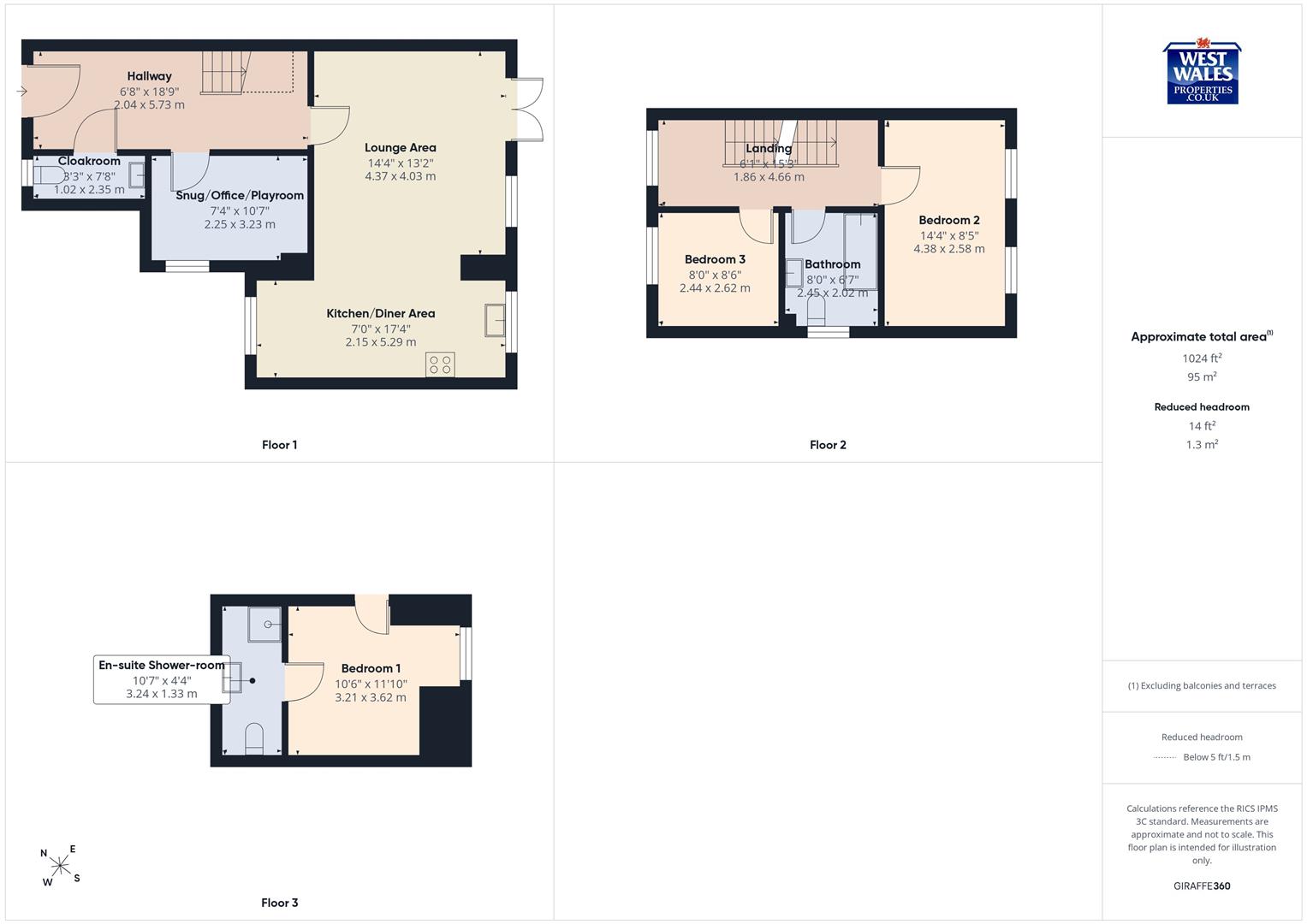3A, Bro Deri, Burry Port floorplan