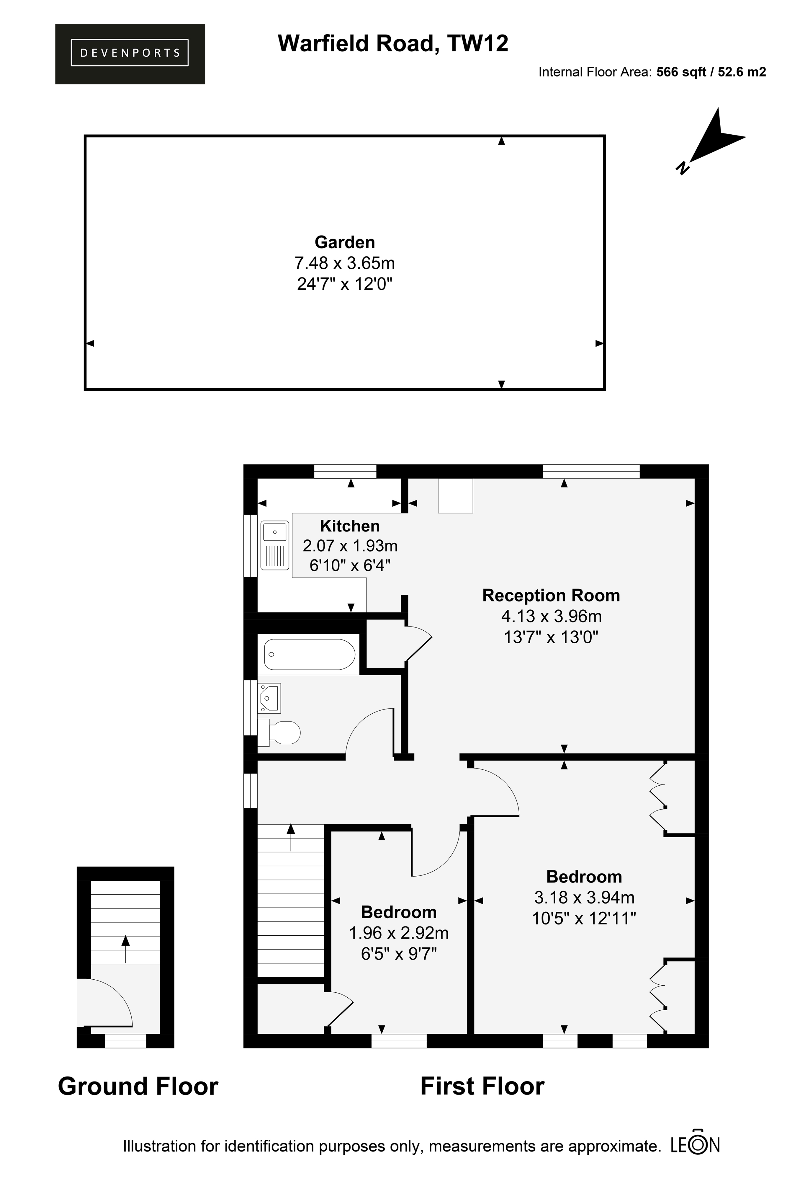 7, Warfield Road, Hampton floorplan