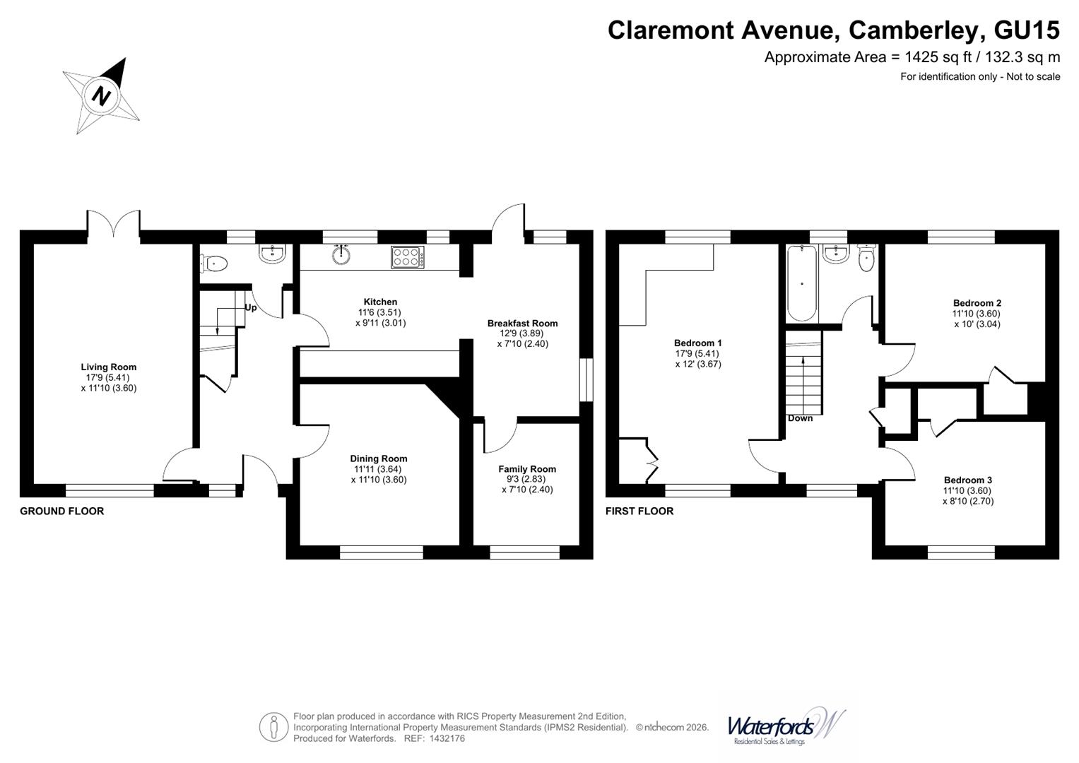 6, Claremont Avenue, Camberley floorplan