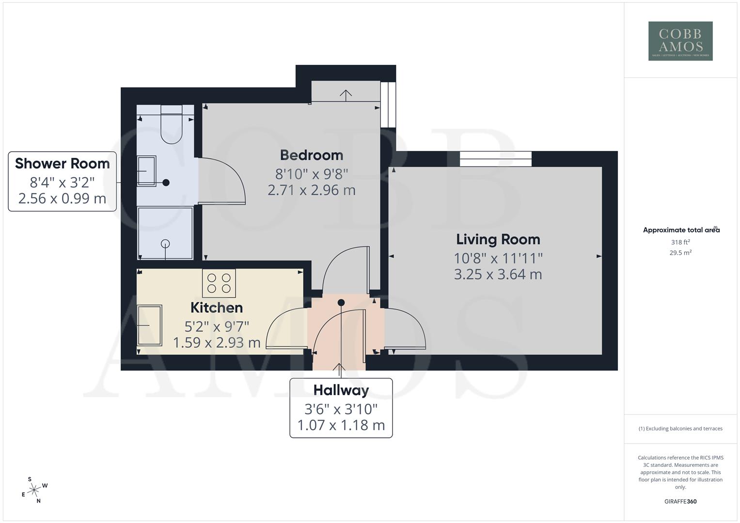 Flat 1, 24, High Street, Leominster floorplan