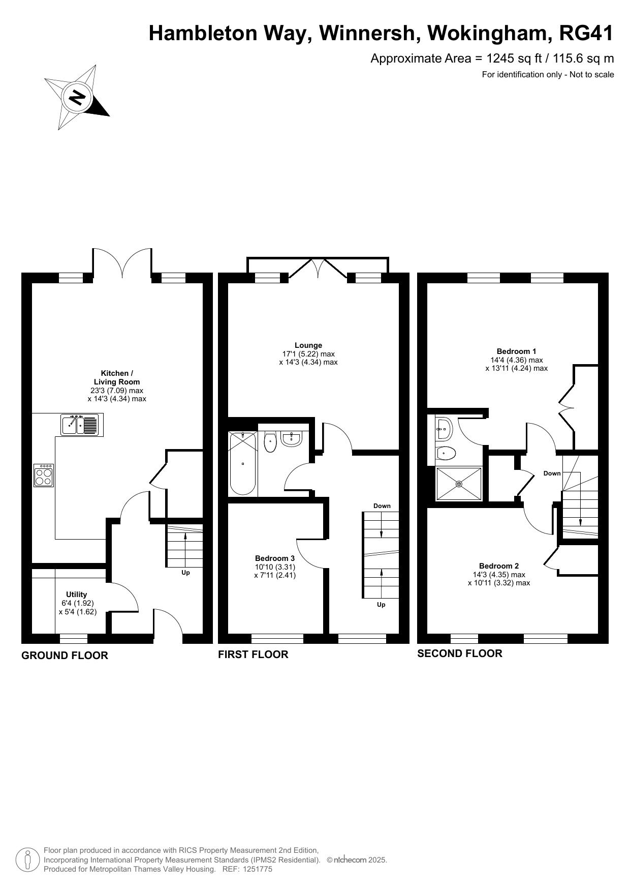Hambleton Way Winnersh, Wokingham floorplan