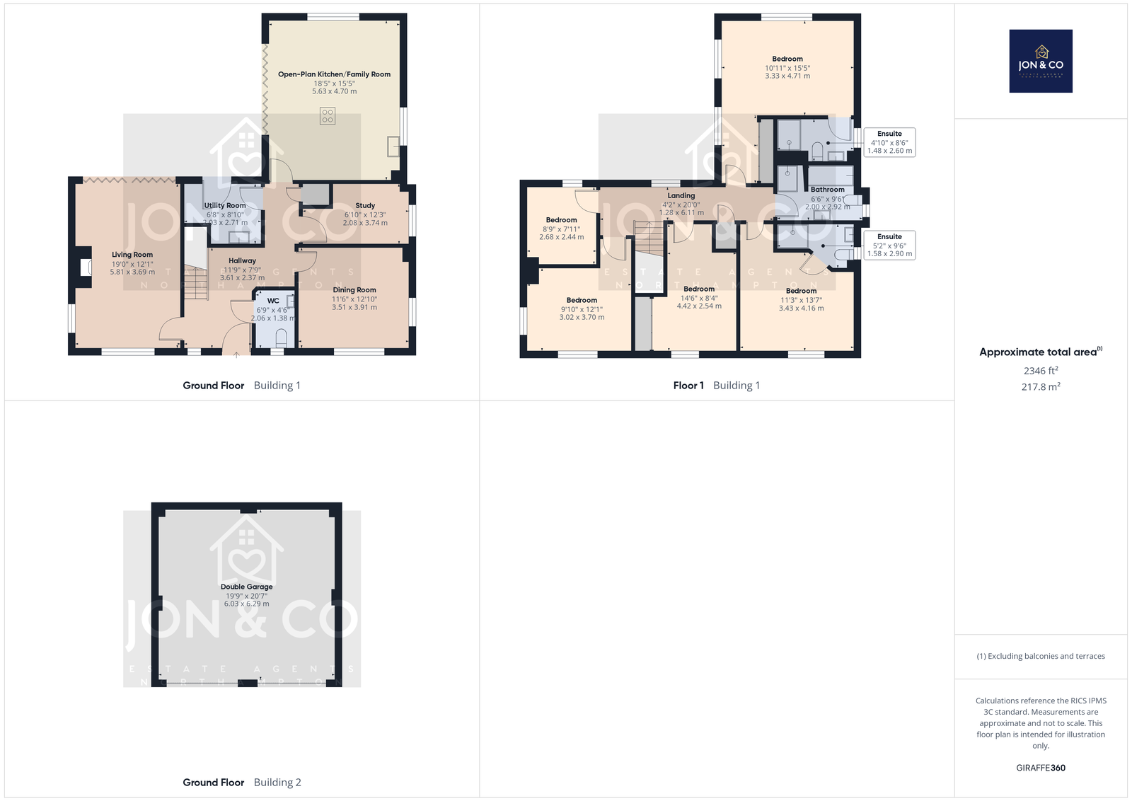 18 Brickfield Close, Northampton floorplan