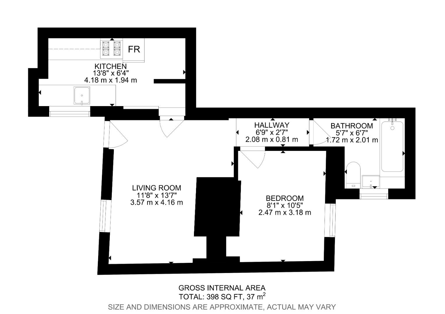 22C, The Avenue, London floorplan