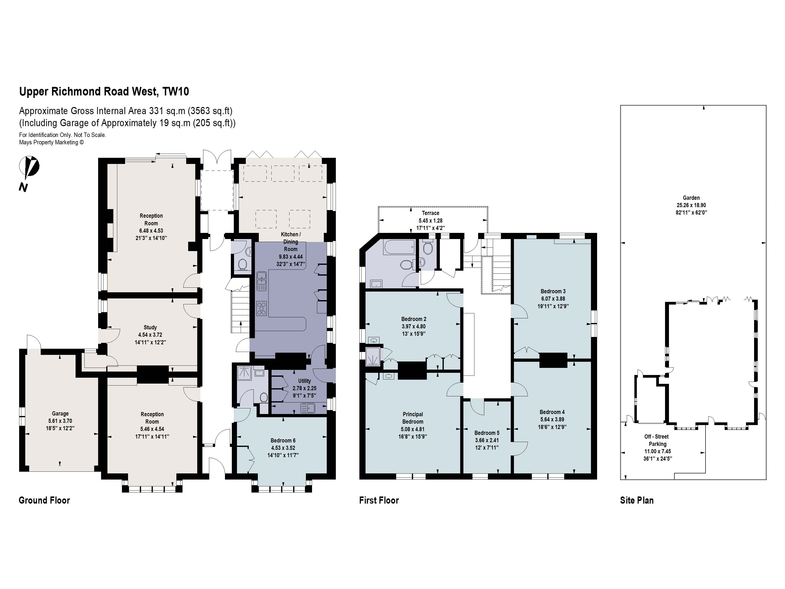 613, Upper Richmond Road West, London floorplan