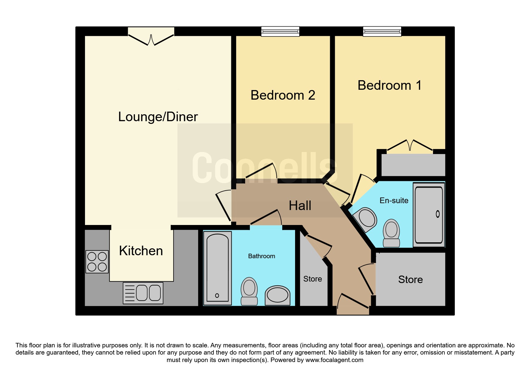 95, Albion Way, Edenbridge floorplan