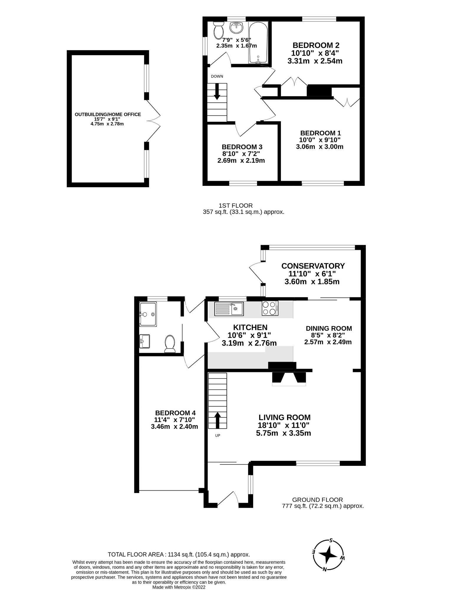 North Home Road, Cirencester GL7, 4 bedroom linkdetached house for