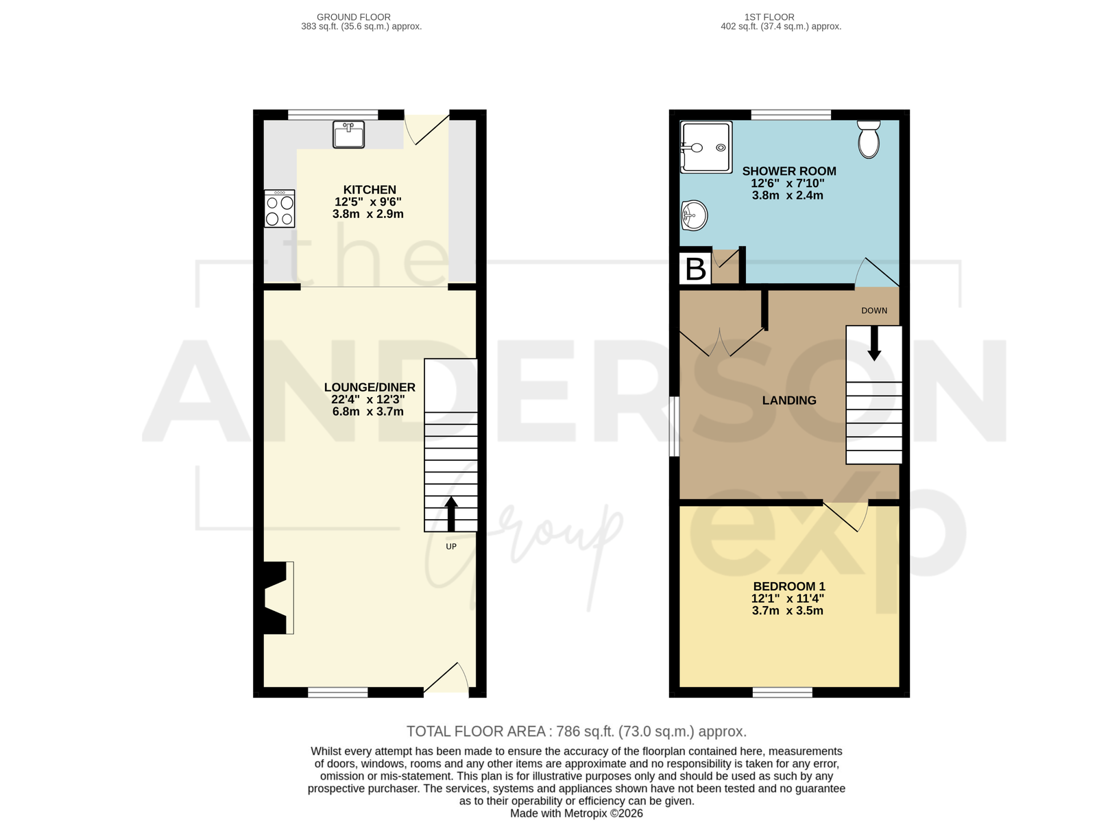 44, Norton Road, Swansea floorplan