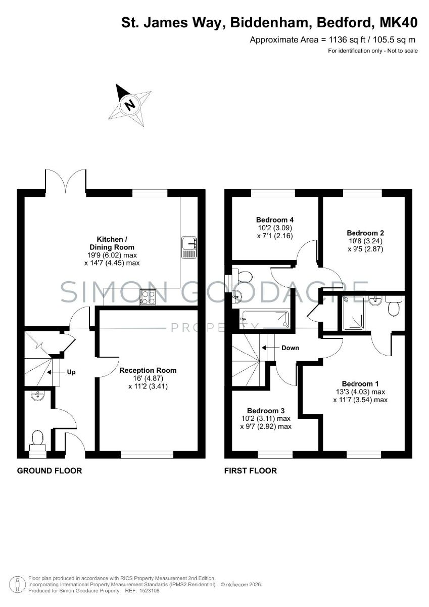 85 St. James Way, Bedford floorplan