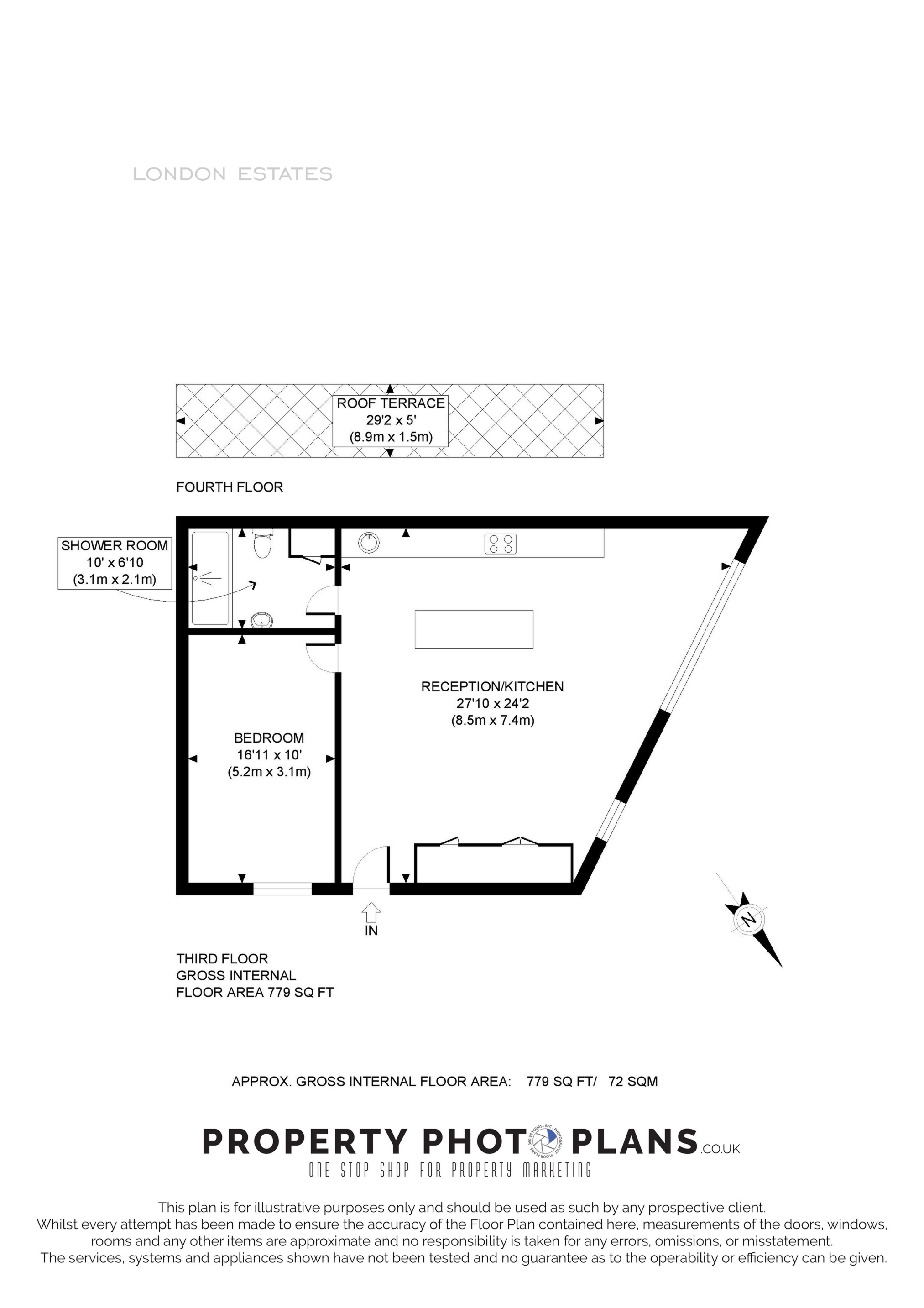 24 New Crescent Yard, Acton Lane, London floorplan