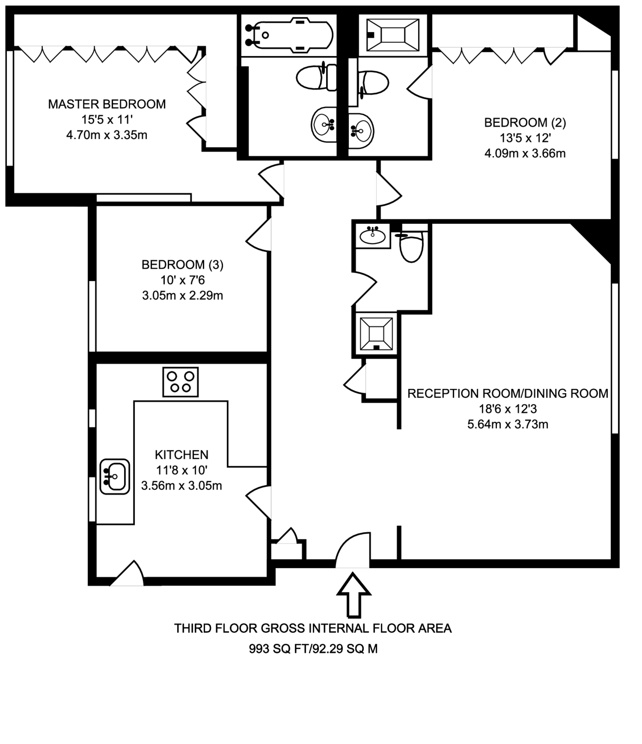 Northwick Terrace, St John's Wood floorplan