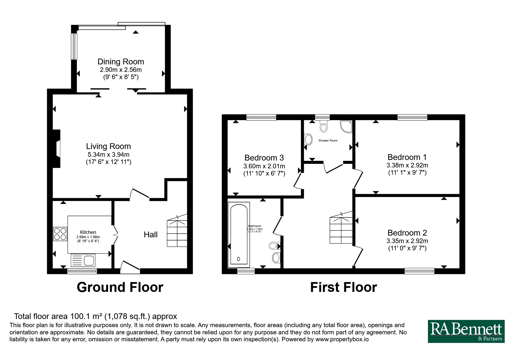 Hall Road, Warwickshire floorplan