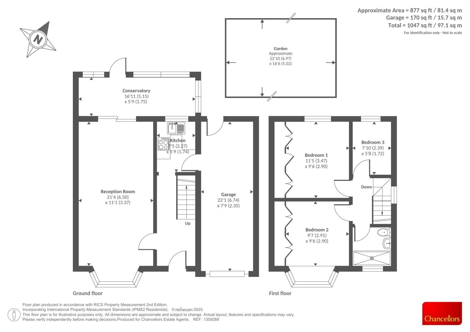 43, Ouseley Close, Oxford floorplan