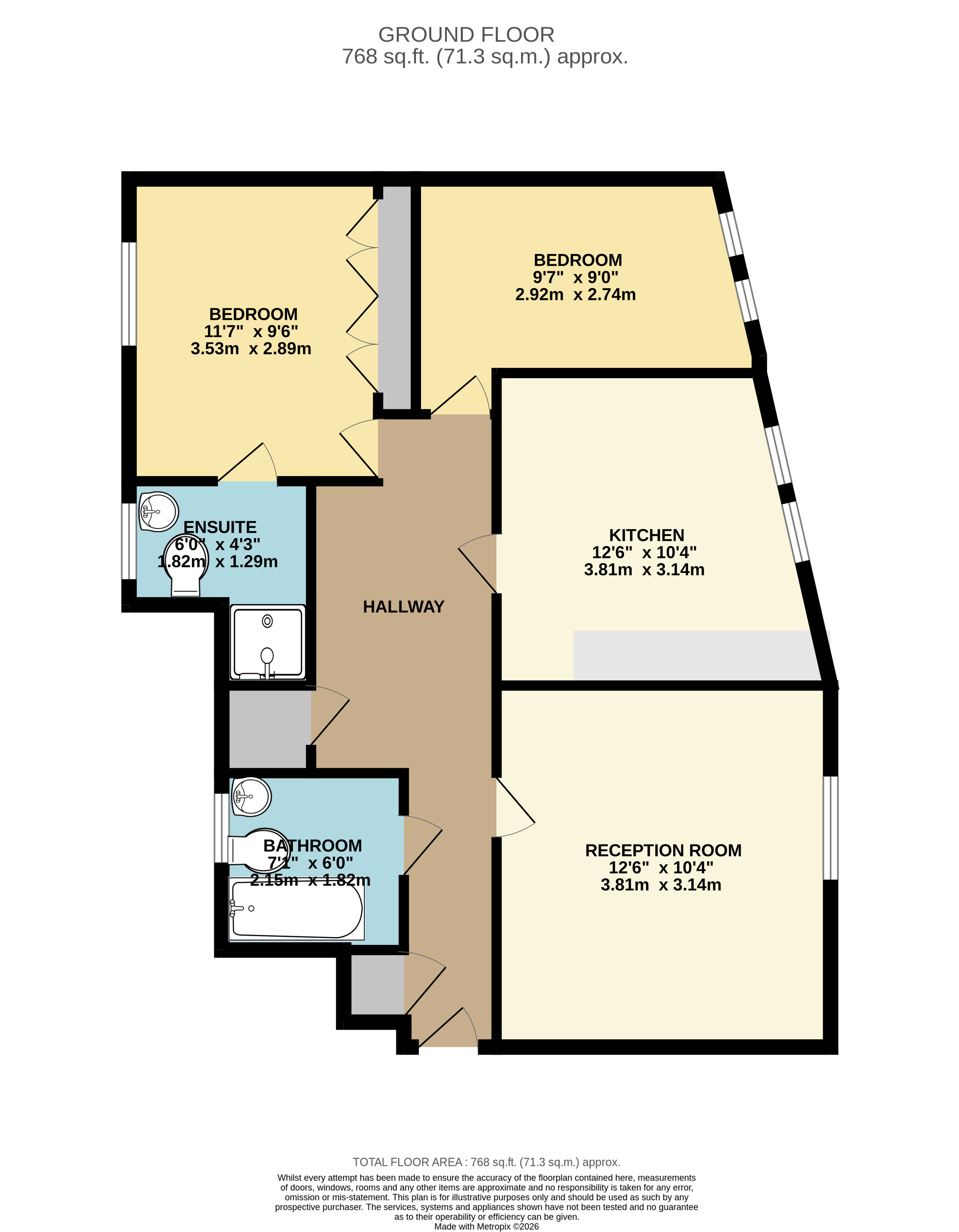 7, New Charlton Way, Bristol floorplan