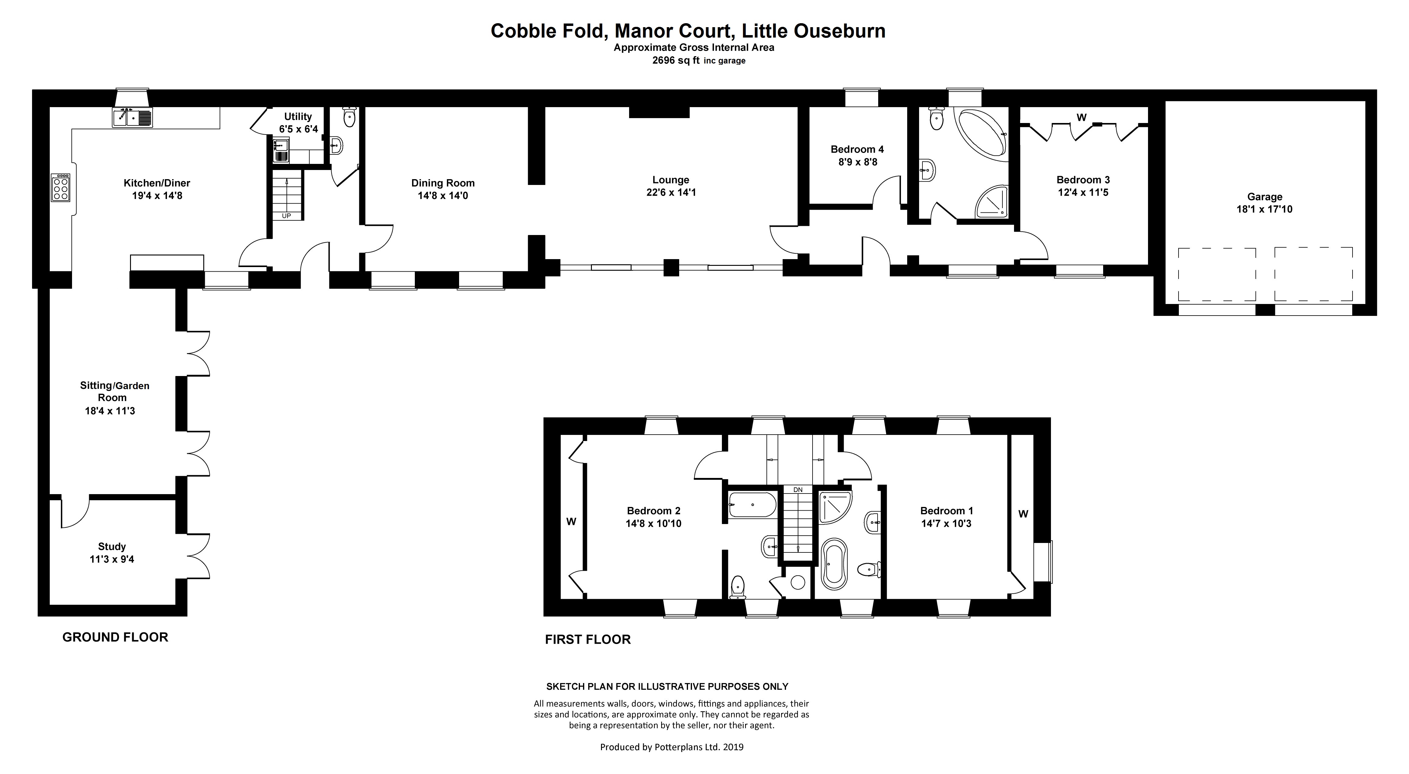 4 Bedrooms Barn conversion for sale in Manor Court, Main Street, Little Ouseburn, York YO26