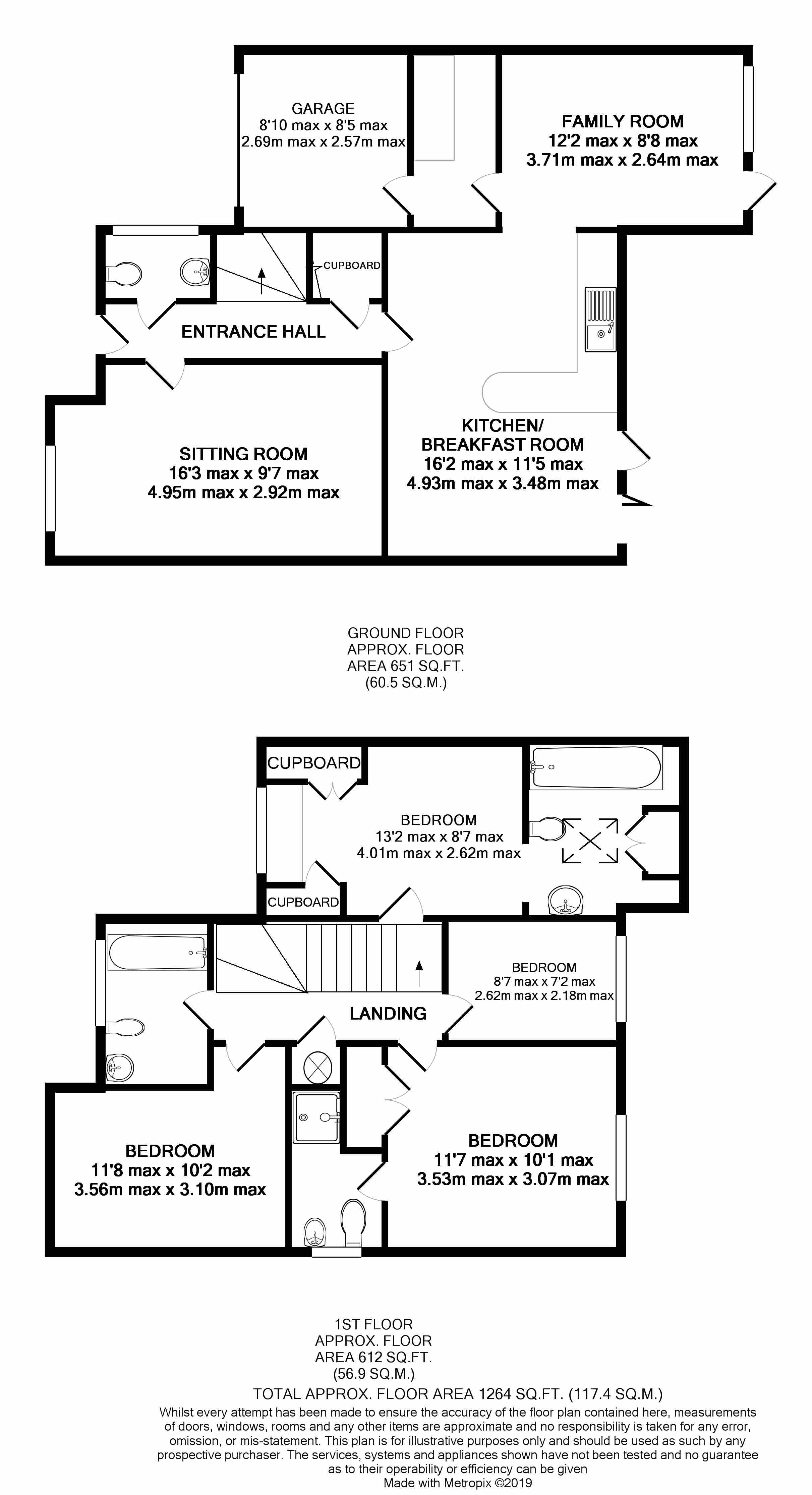 4 Bedrooms Link-detached house for sale in Twynersh Avenue, Chertsey, Surrey KT16