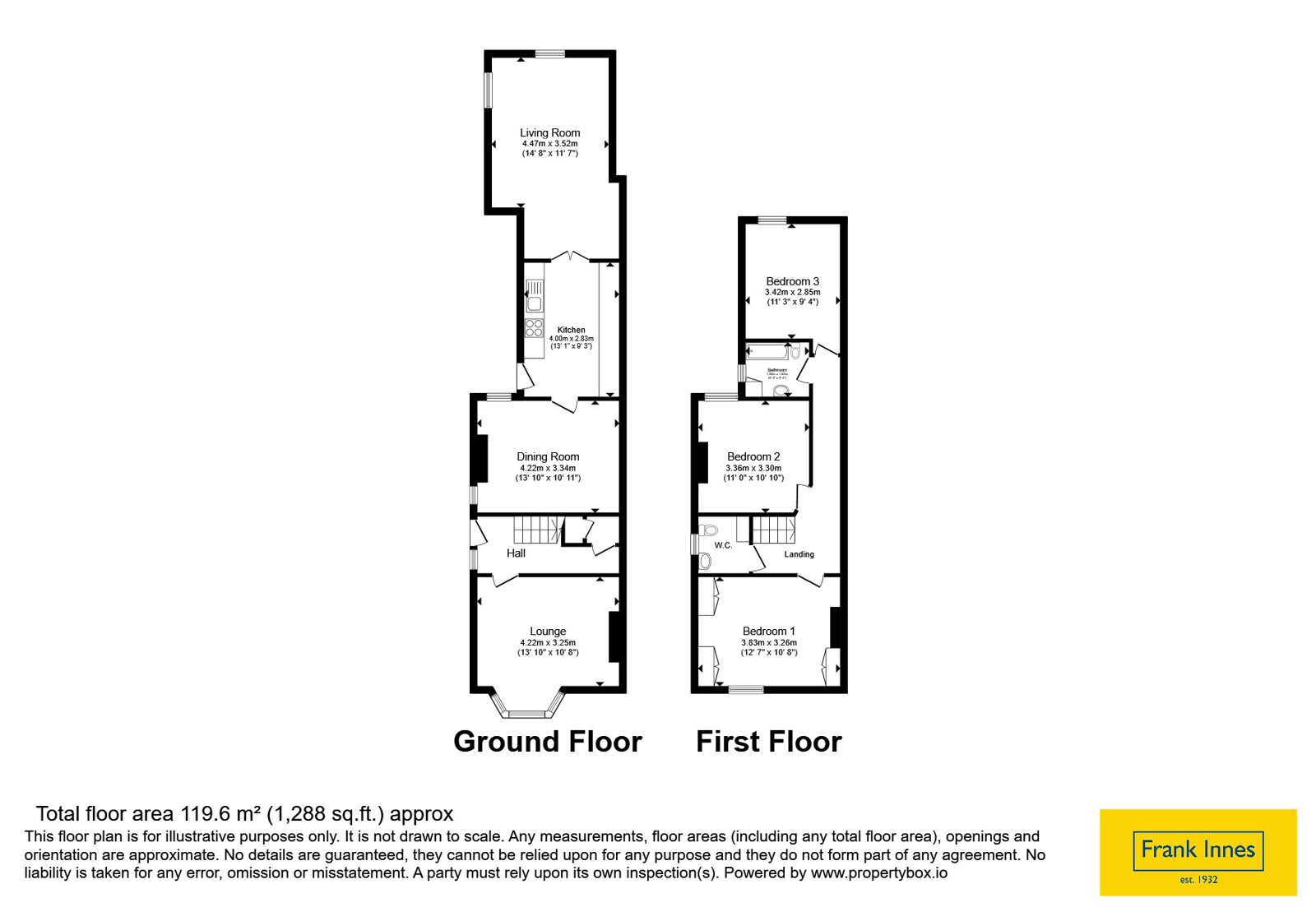 120, Belvedere Road, Staffordshire floorplan