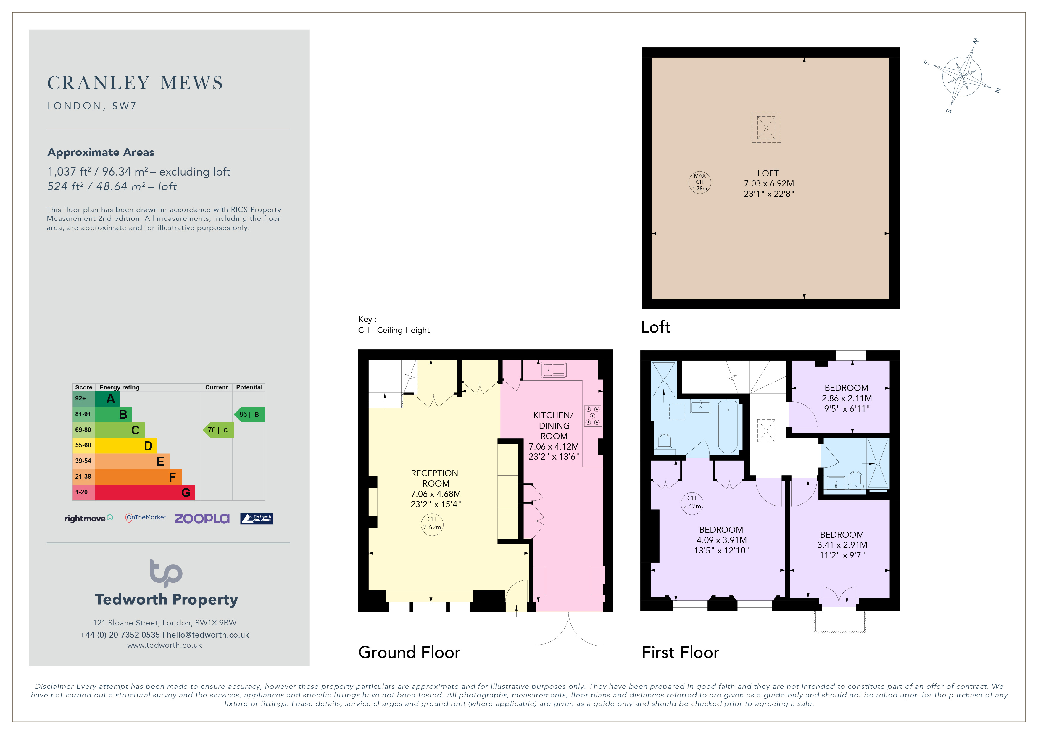 Cranley Mews, London floorplan