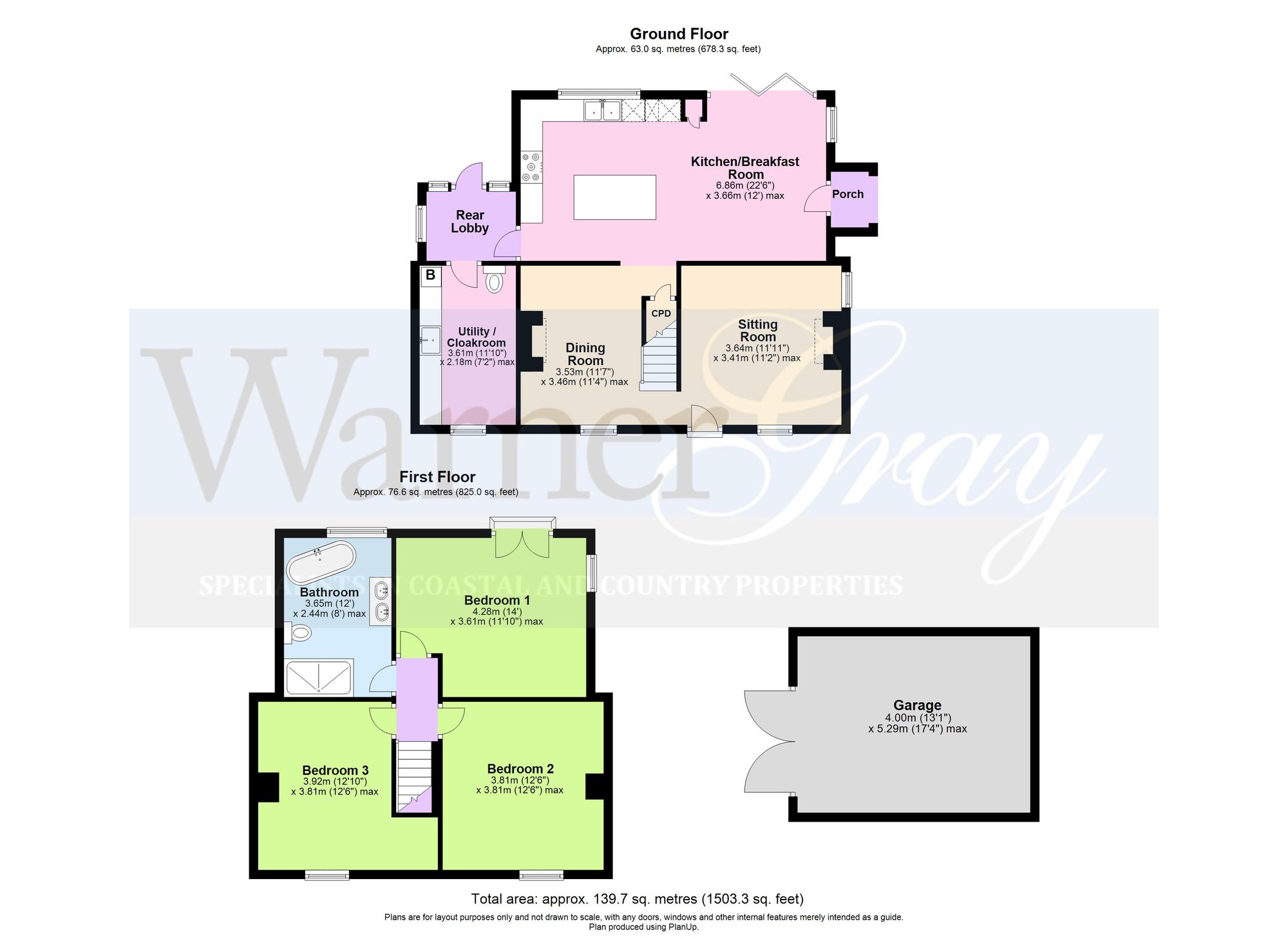 Rheewall Cottage Station Road, Ashford floorplan