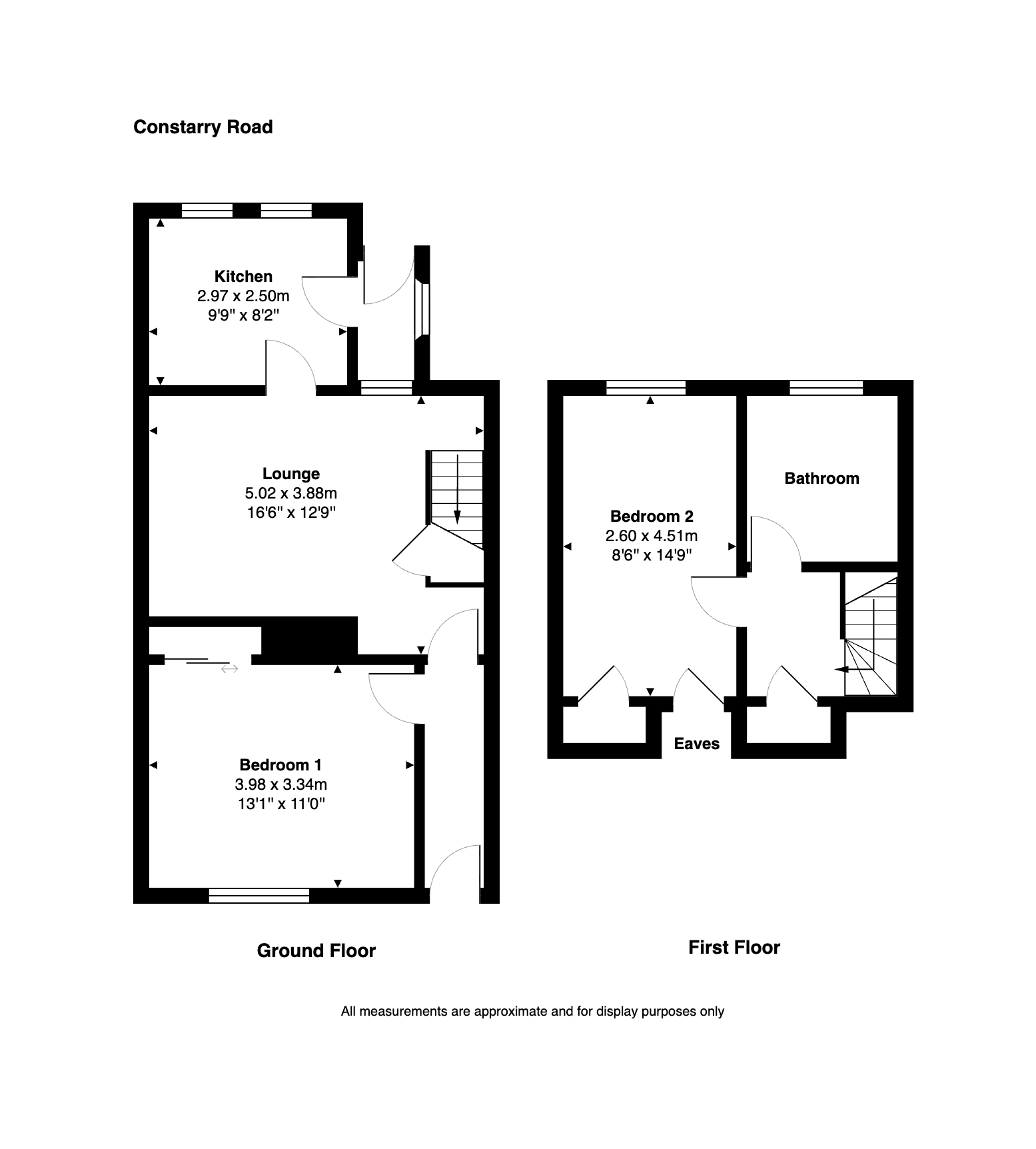 63, Constarry Road, Glasgow floorplan