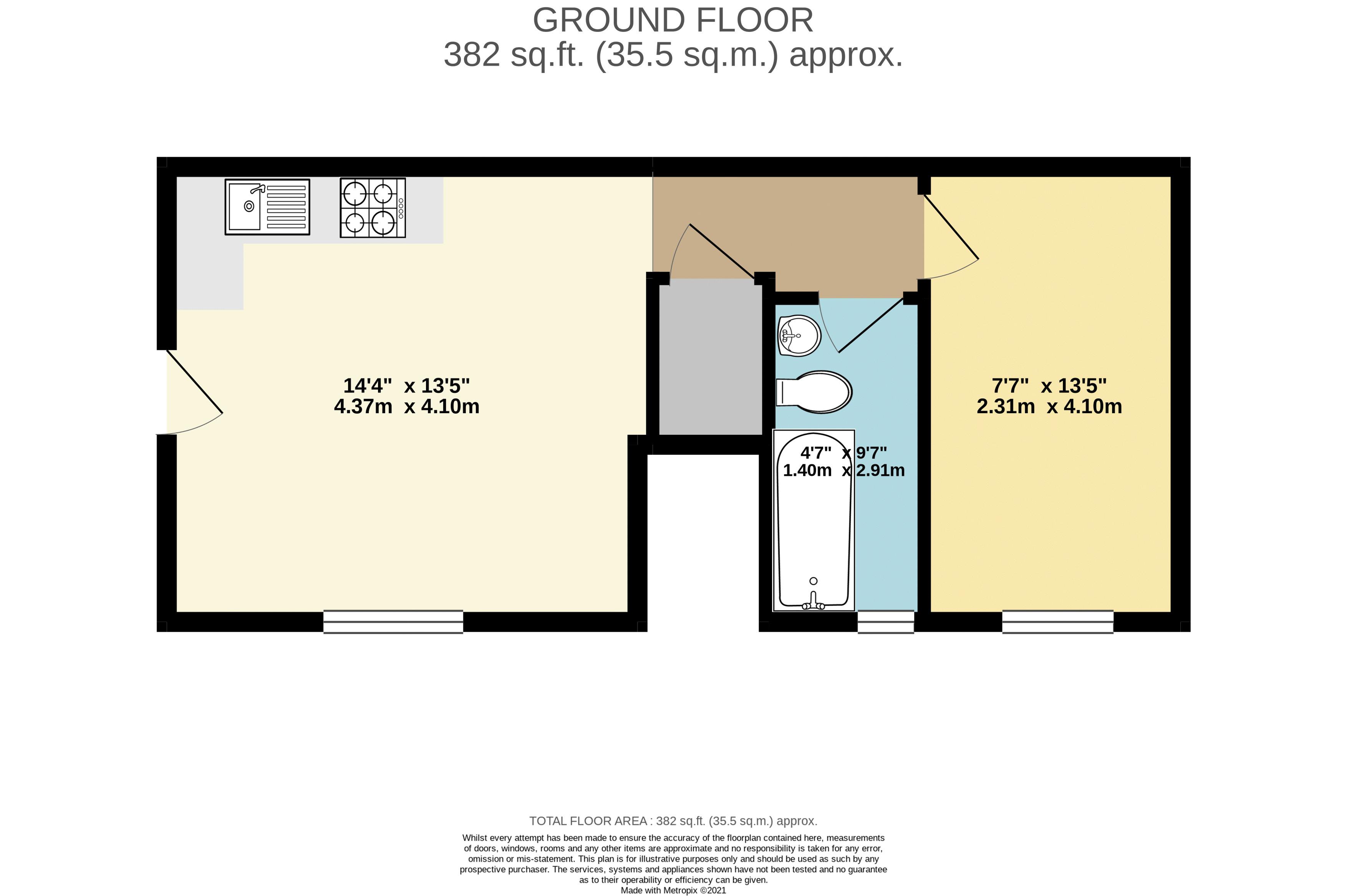 GF1.2.2., Dalston Lane, London floorplan