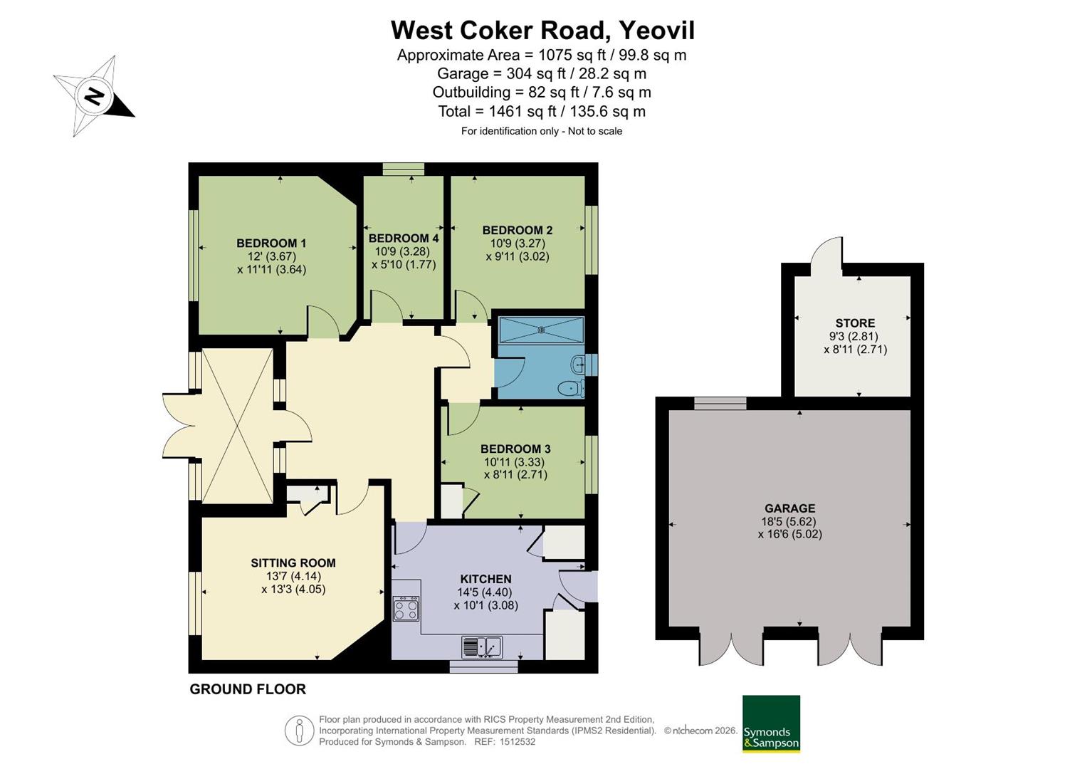 58, West Coker Road, Somerset floorplan
