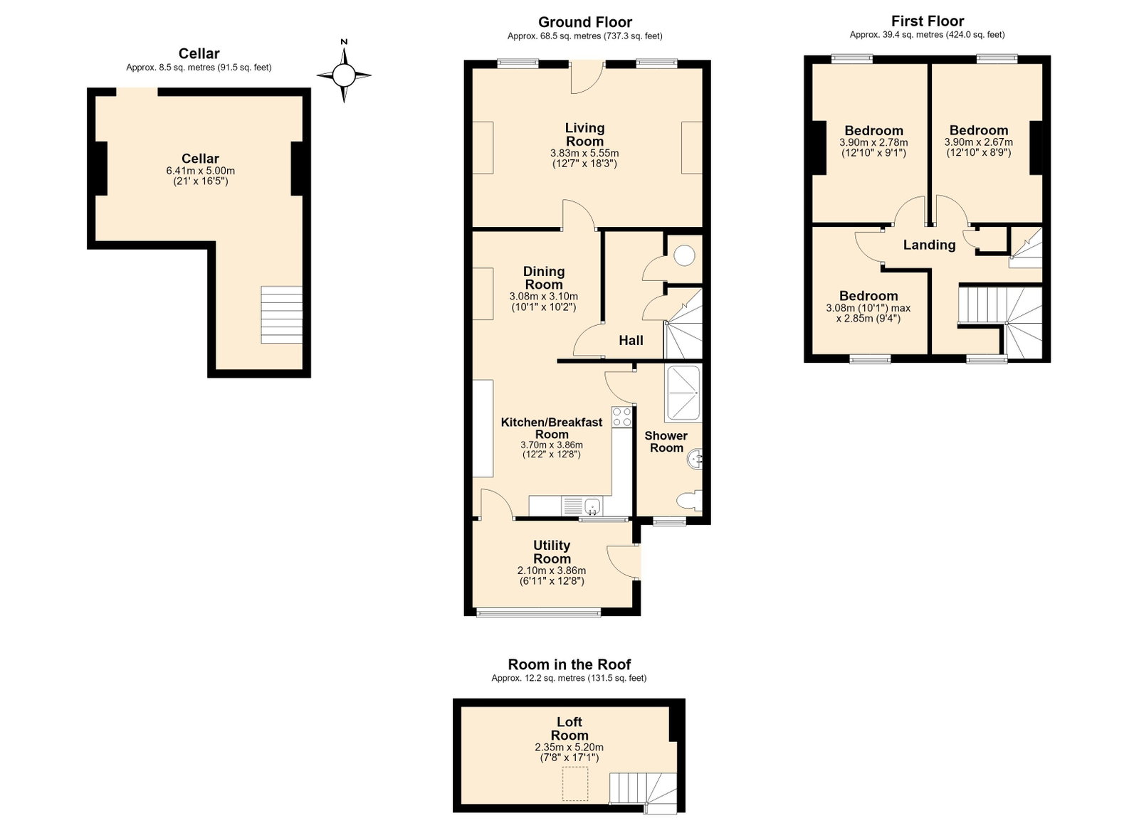 7, Station Street, Ross-on-Wye floorplan
