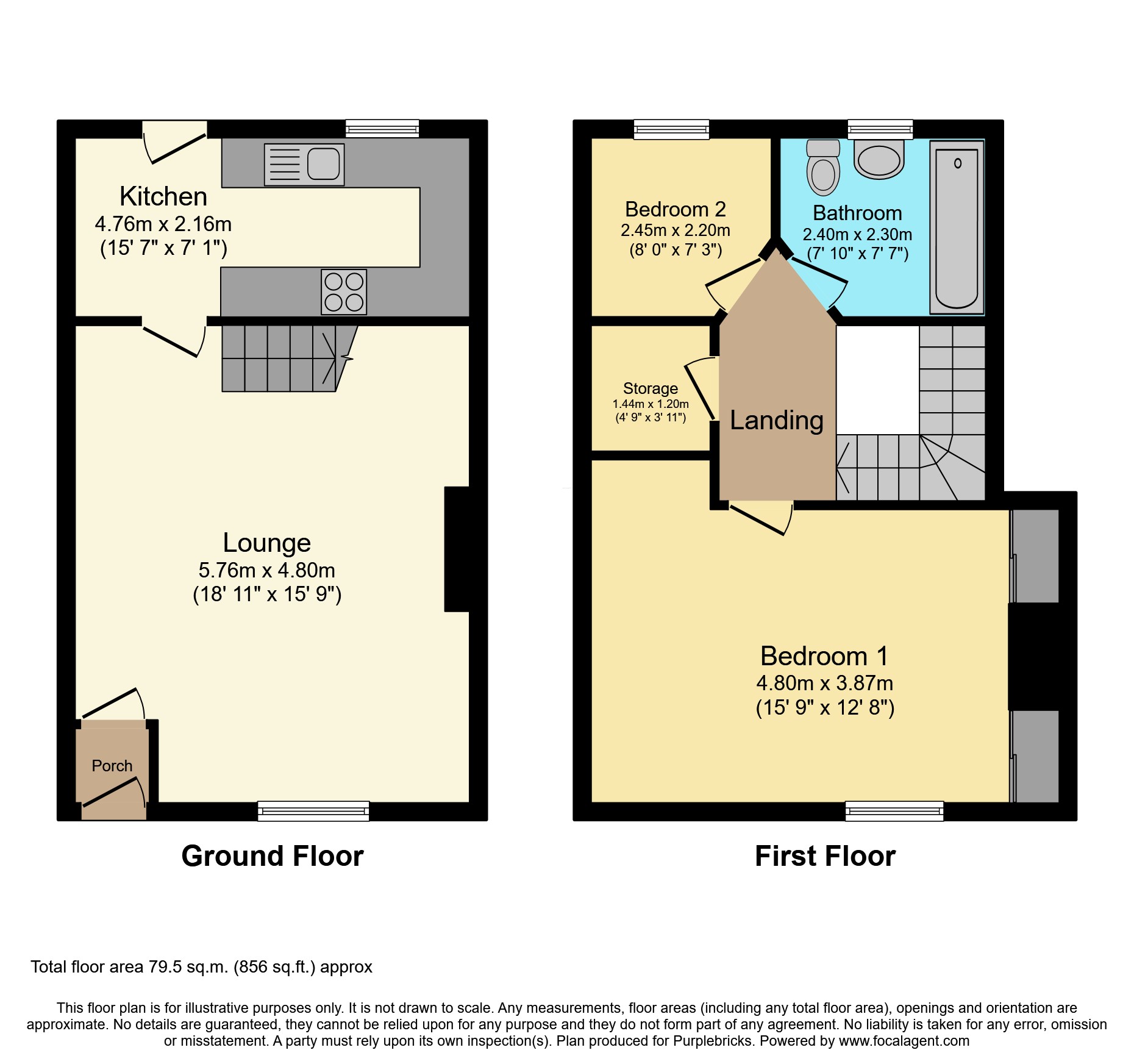 1, South Ribble Street, Preston floorplan