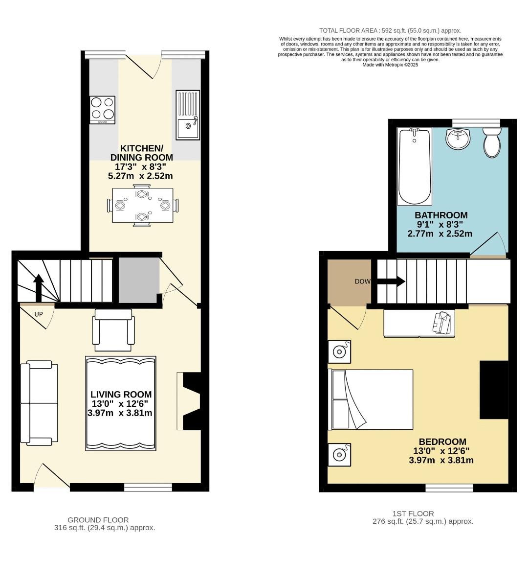 5, Howe Street, Carlisle floorplan