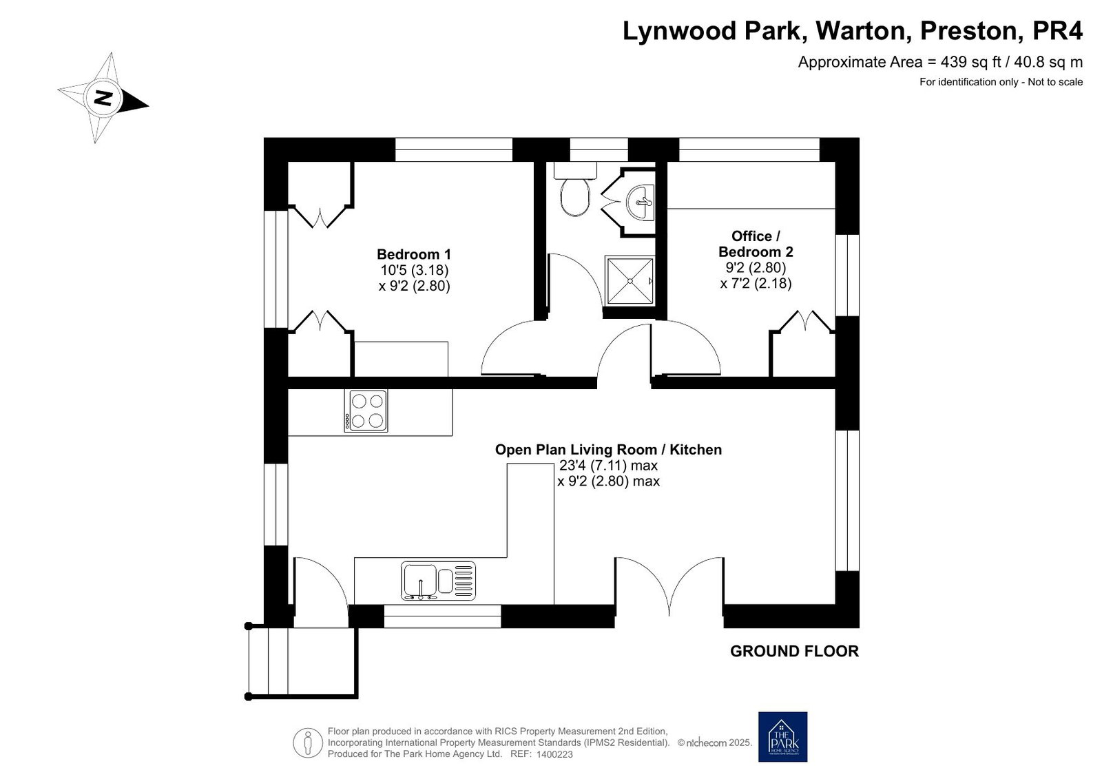 36, Lynwood Park, Preston floorplan