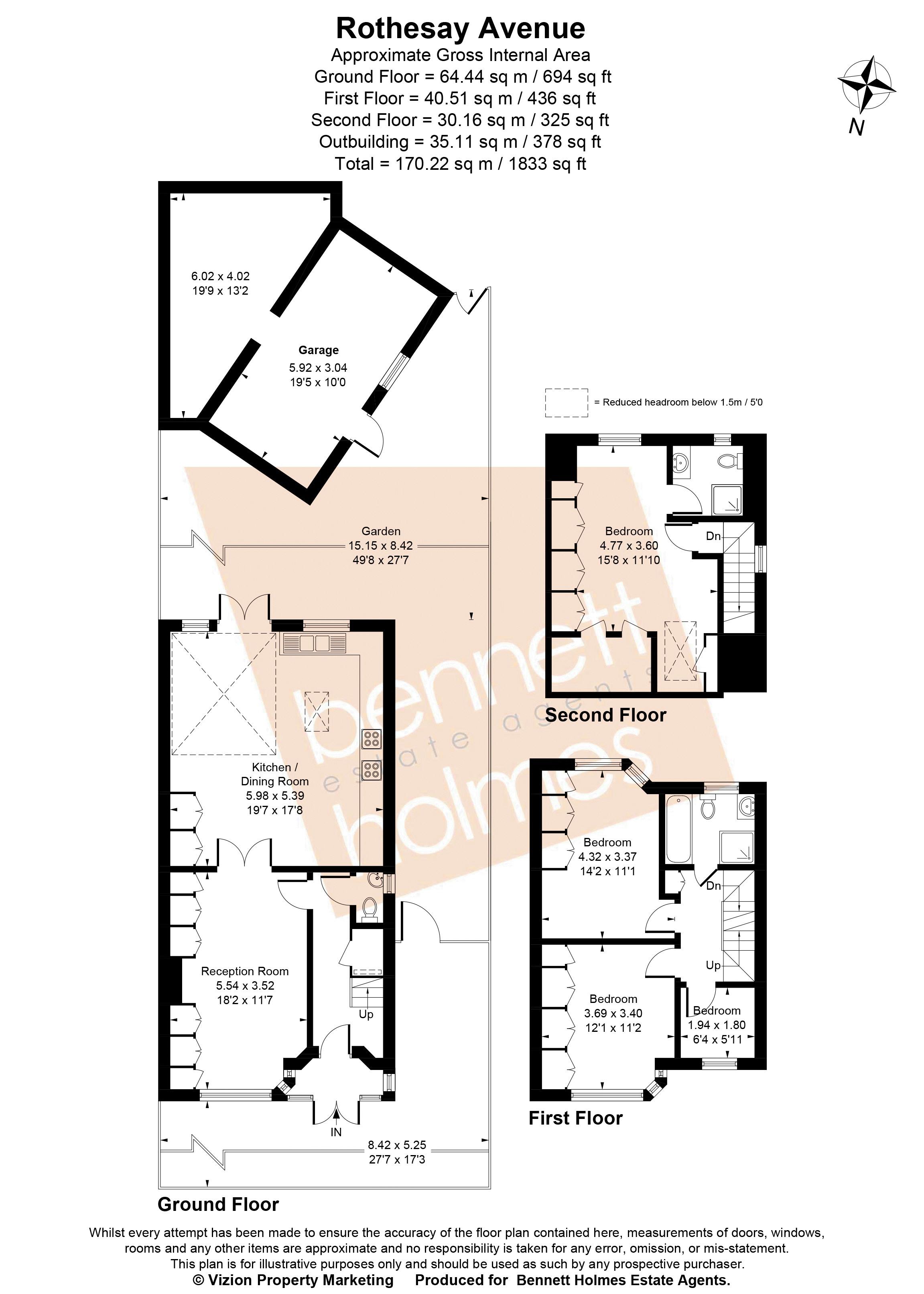 55, Rothesay Avenue, Greenford floorplan