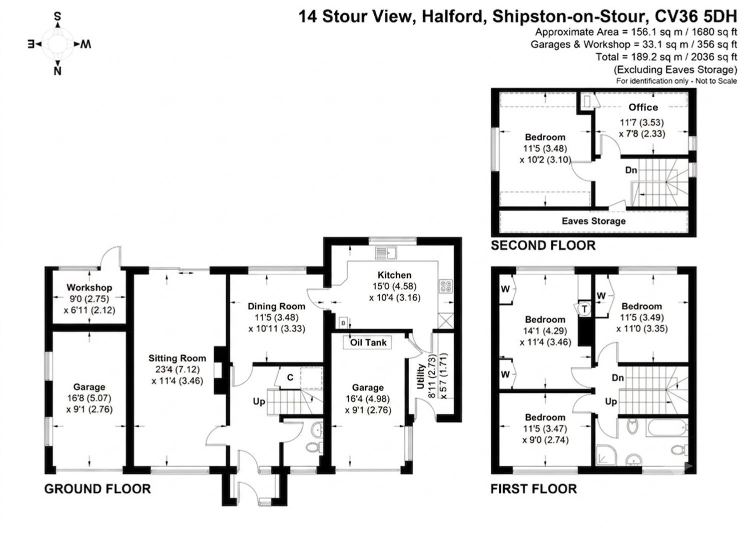 14, Stour View, Shipston-On-Stour floorplan