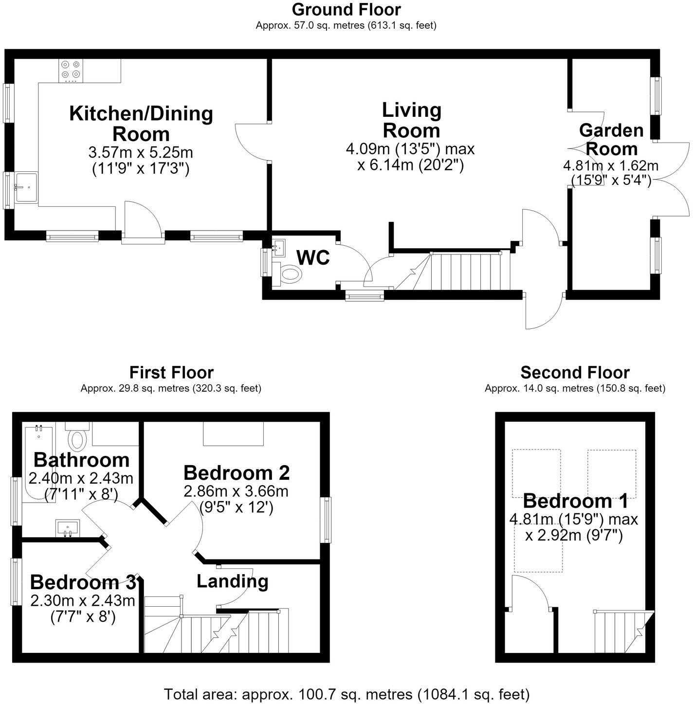 4 Bradley Hall Cottages, Cliff Lane, Warrington floorplan