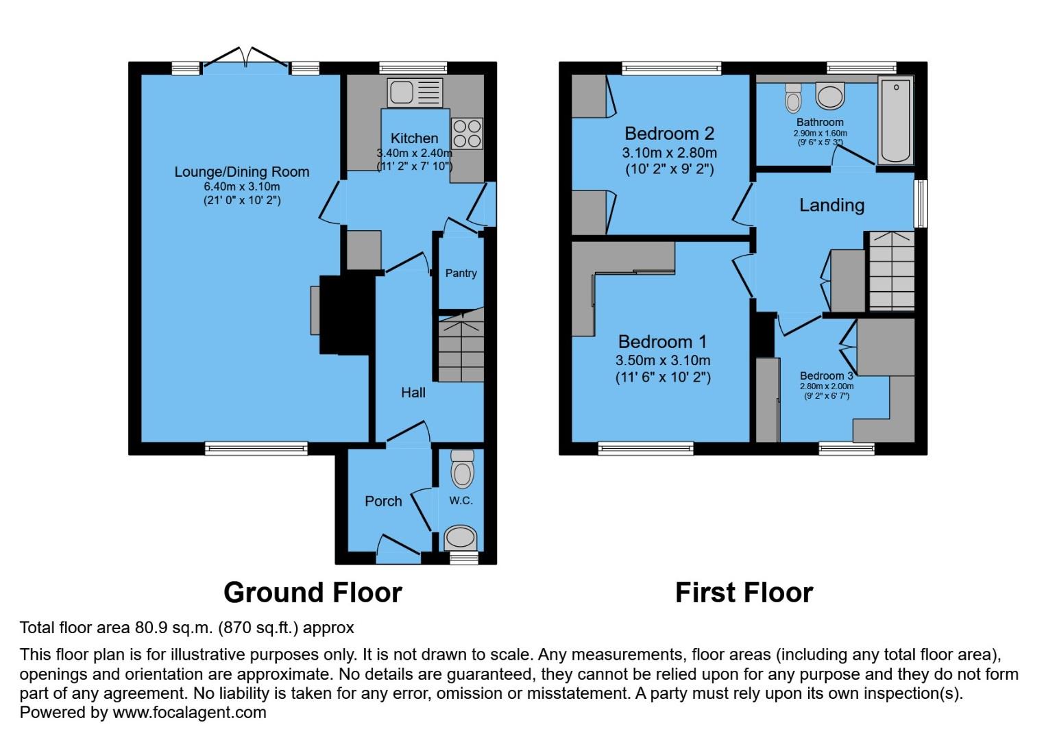 4, Newbridge Court, Chesterfield floorplan