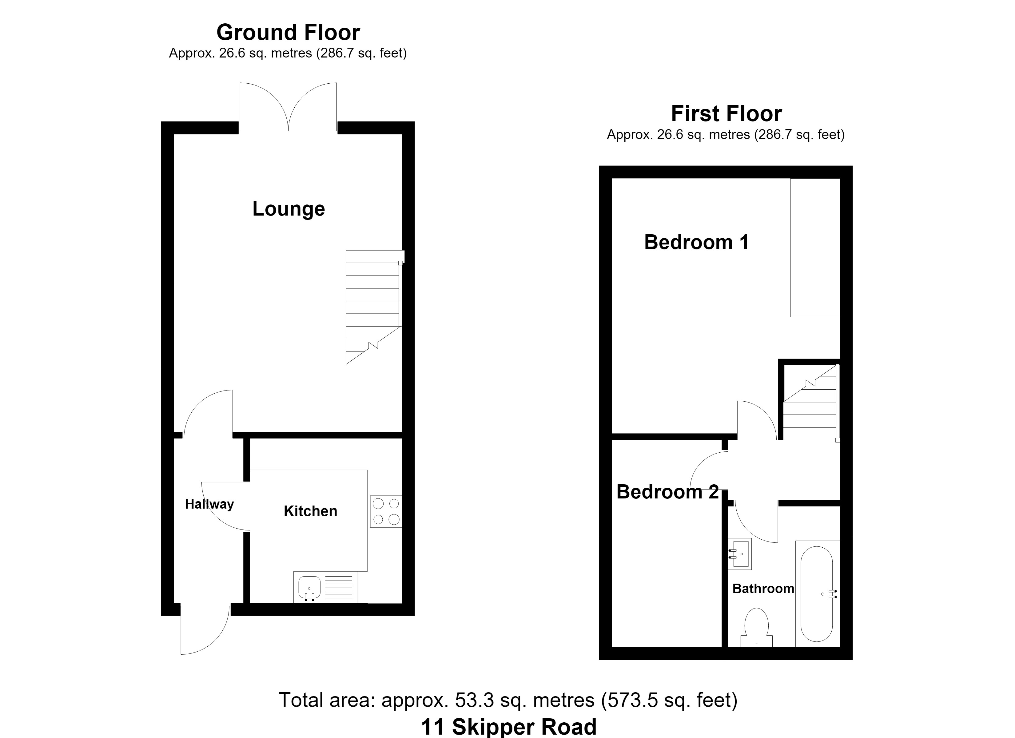 11, Skipper Road, Ipswich floorplan