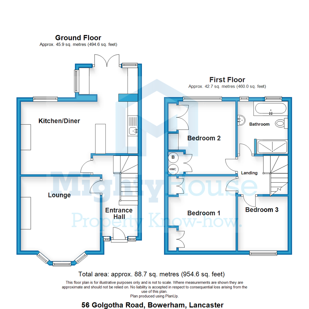 3 Bedrooms Terraced house for sale in Golgotha Road, Bowerham, Lancaster LA1