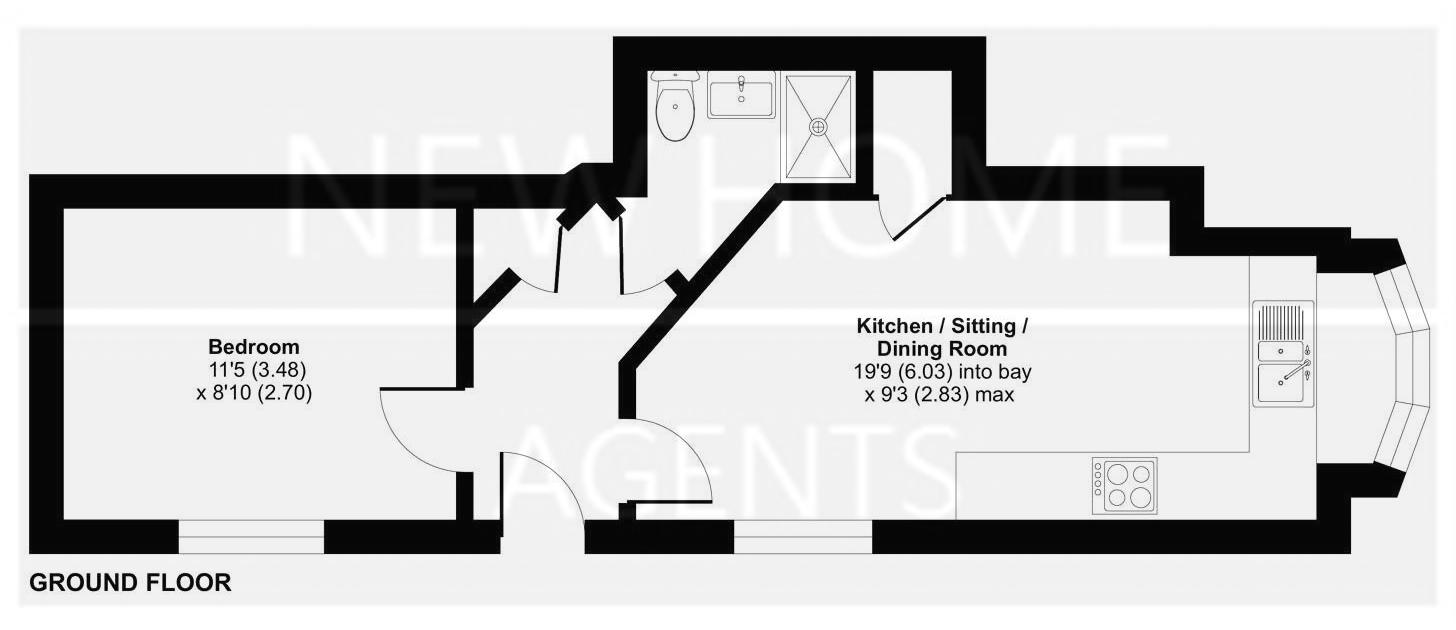 Flat 2, Rosehill Villa, Winchester Road, Southampton floorplan