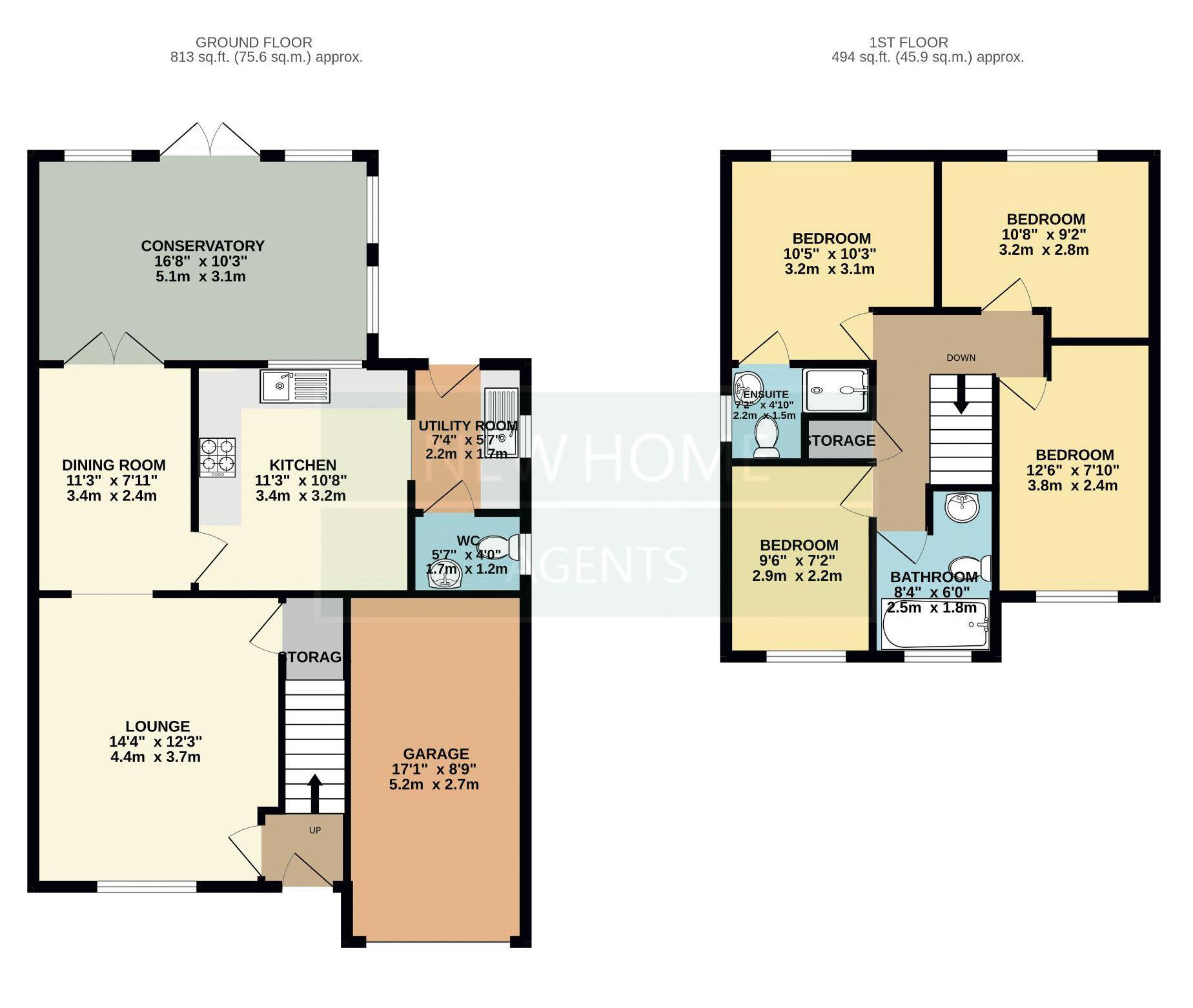 6, Wessex Drive, Wigan floorplan