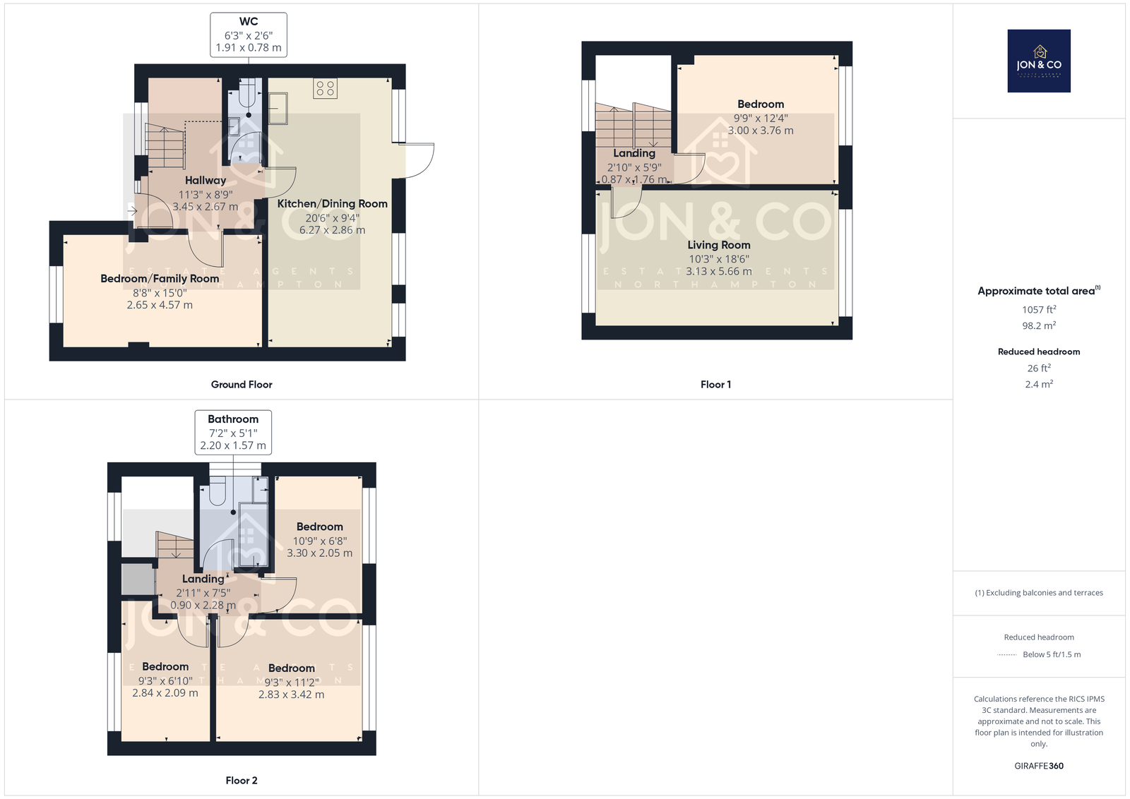 6, Sladeswell Court, Northampton floorplan