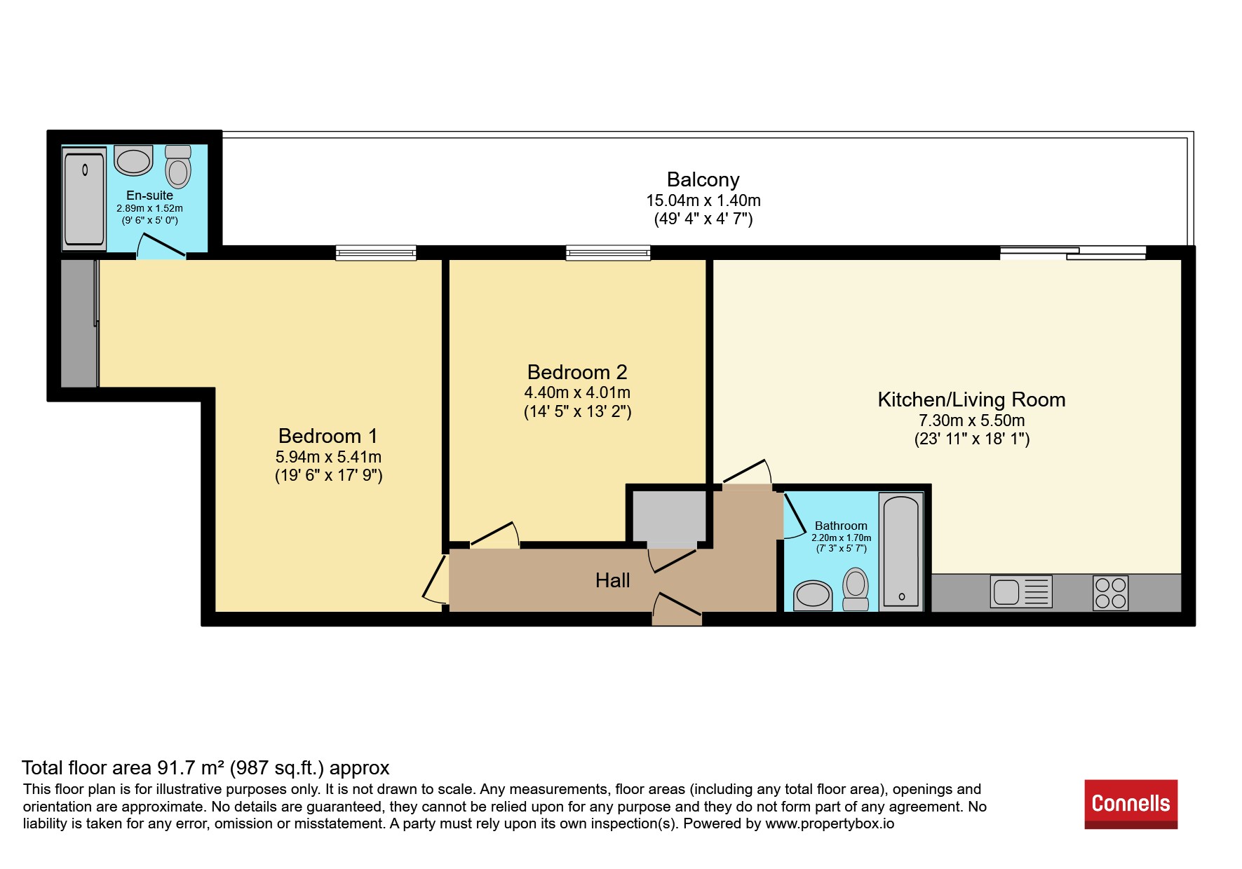 Flat 502, The Quadrant, 150, Sand Pits, Birmingham floorplan