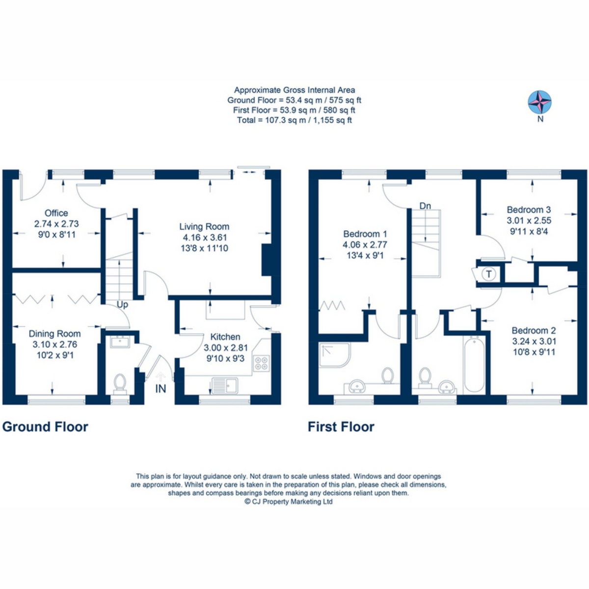 Chestnut House, 9a Bourne Street, Didcot floorplan