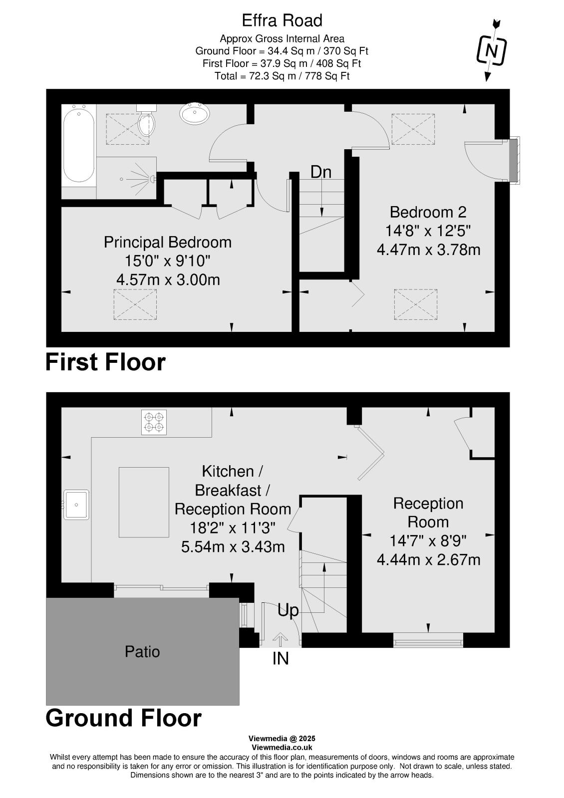 Effra Road, London floorplan