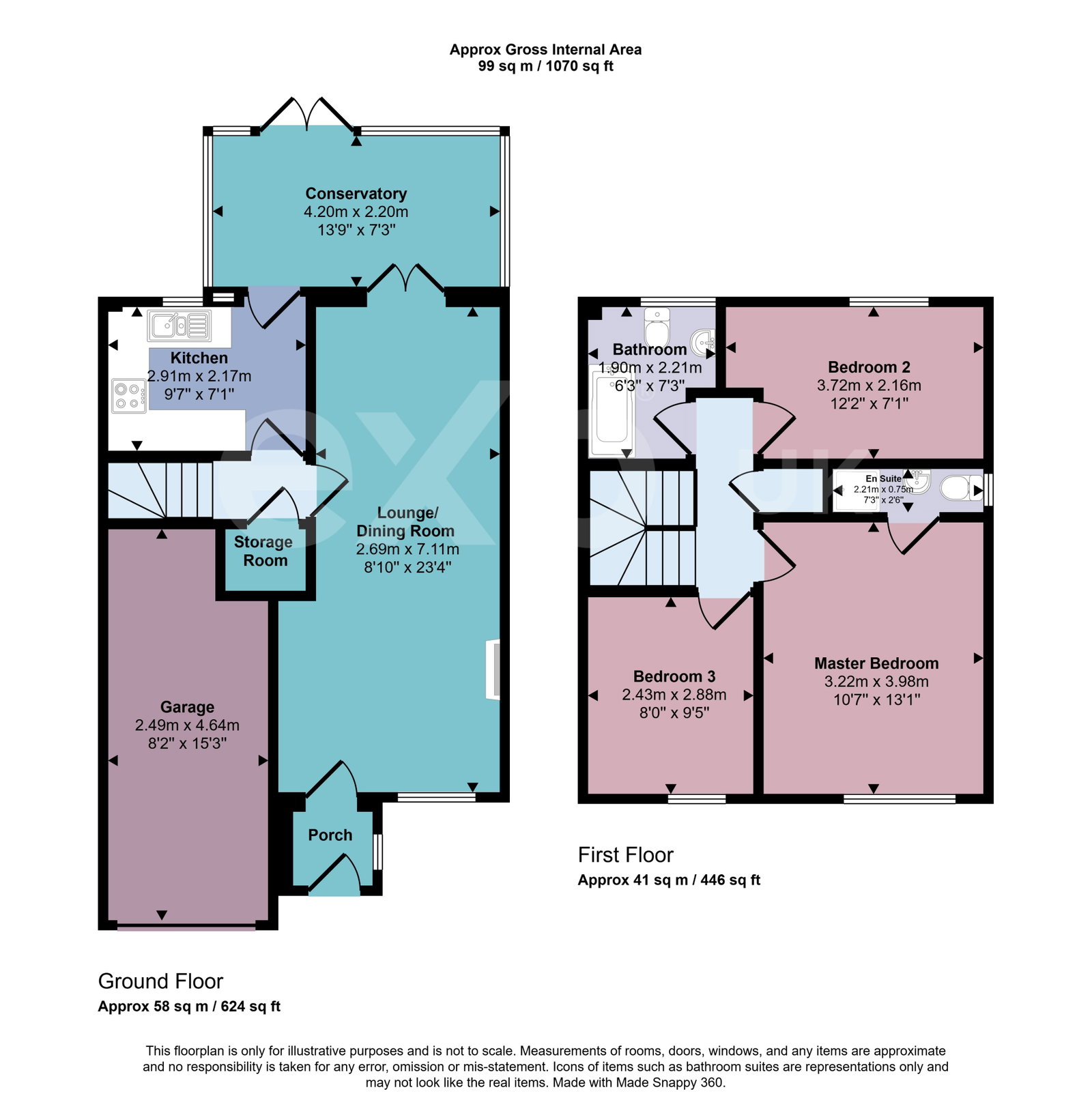 11, Washington Close, Paignton floorplan