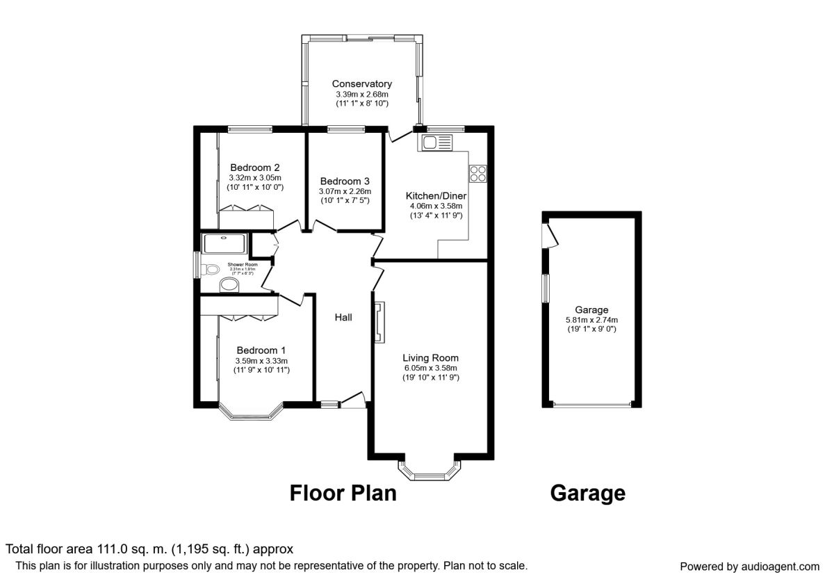 3 Bedrooms Bungalow to rent in The Parklands, Congleton CW12