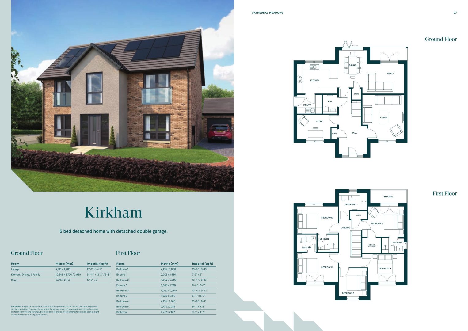 Plot 62 Cathedral Meadows, Station Road, West Rainton floorplan