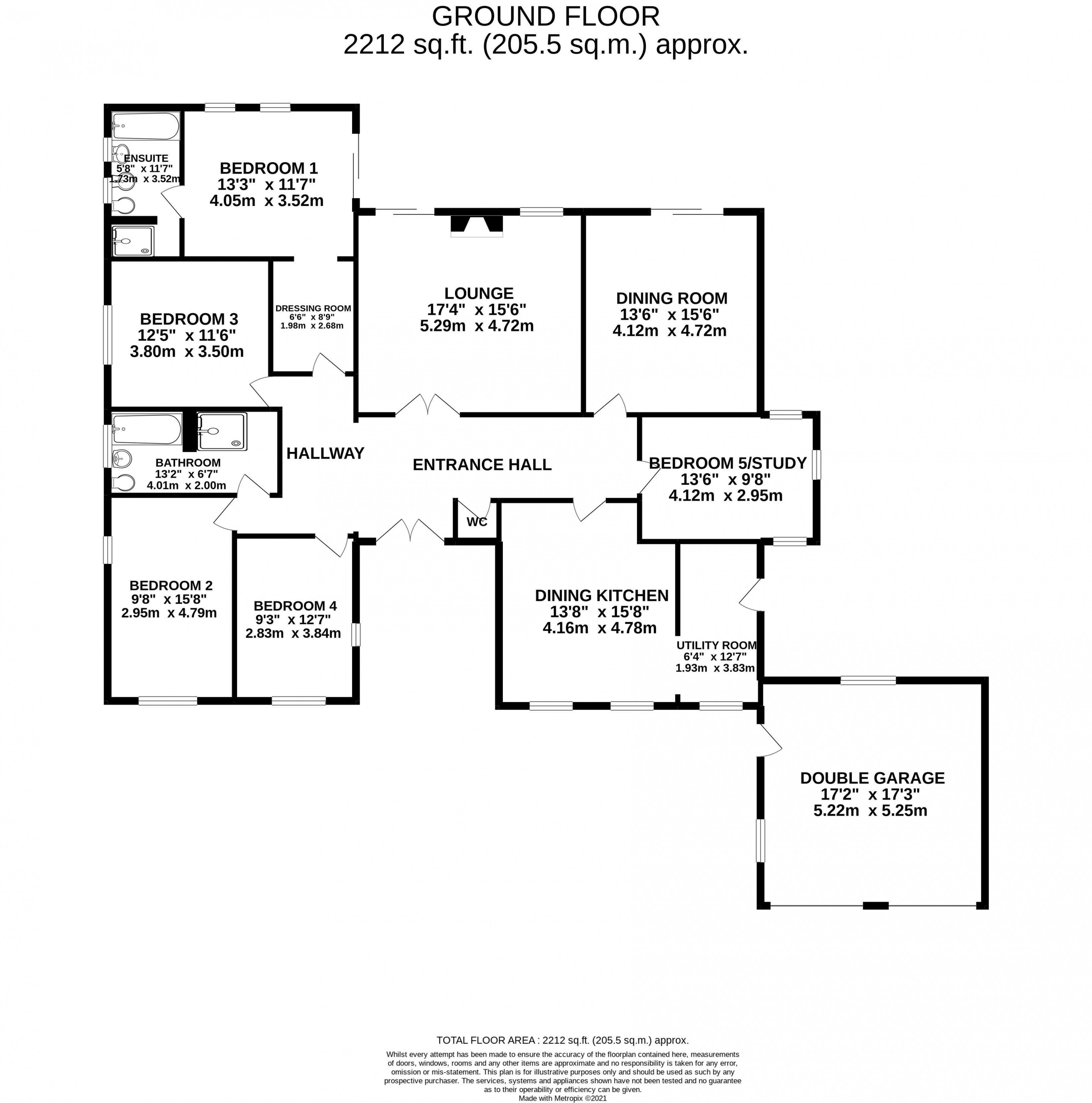 Melrose Crescent, Poynton, Stockport SK12, 5 bedroom detached bungalow